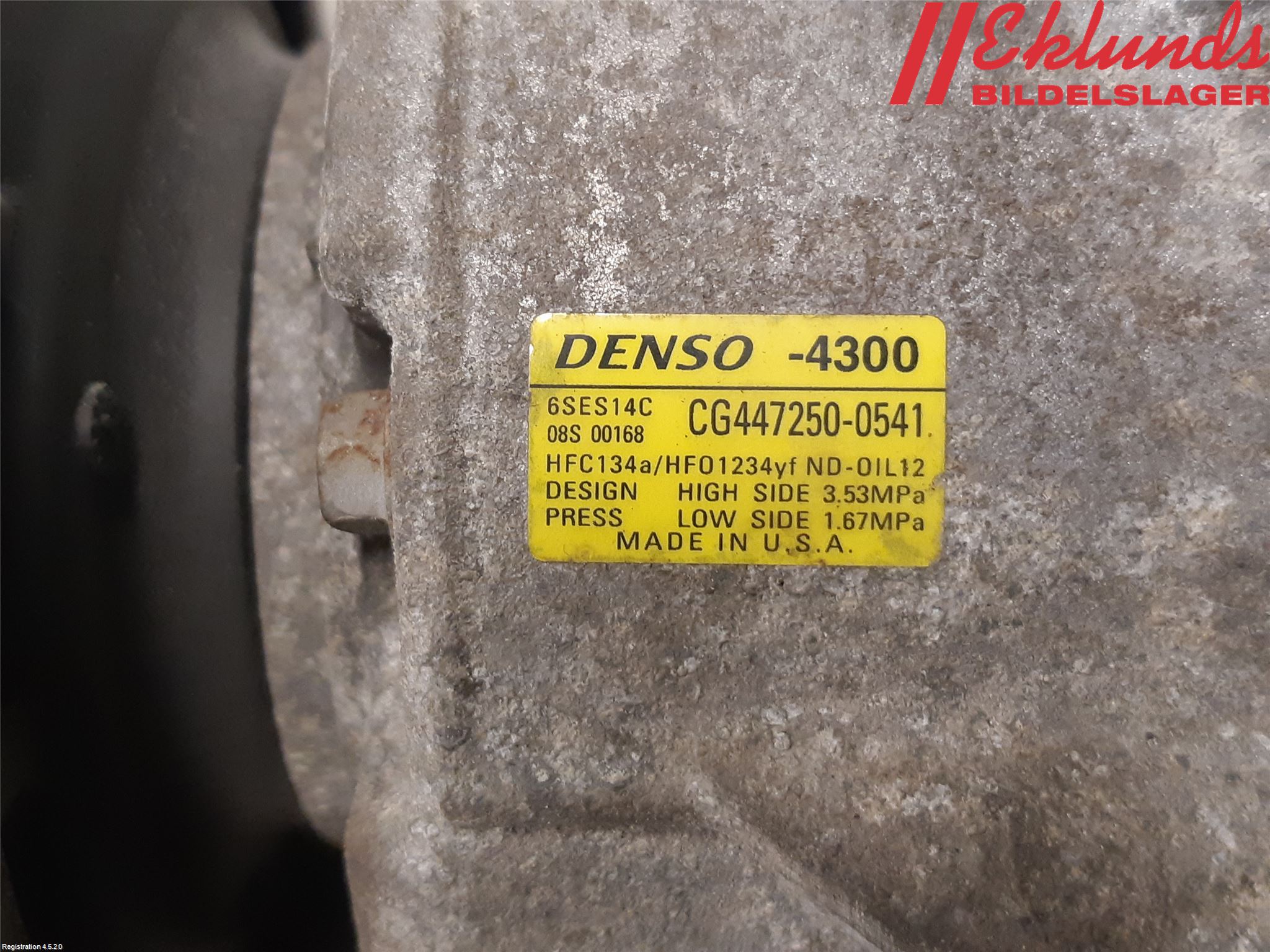 Kia OPTIMA 16-20 Ac Kompressor