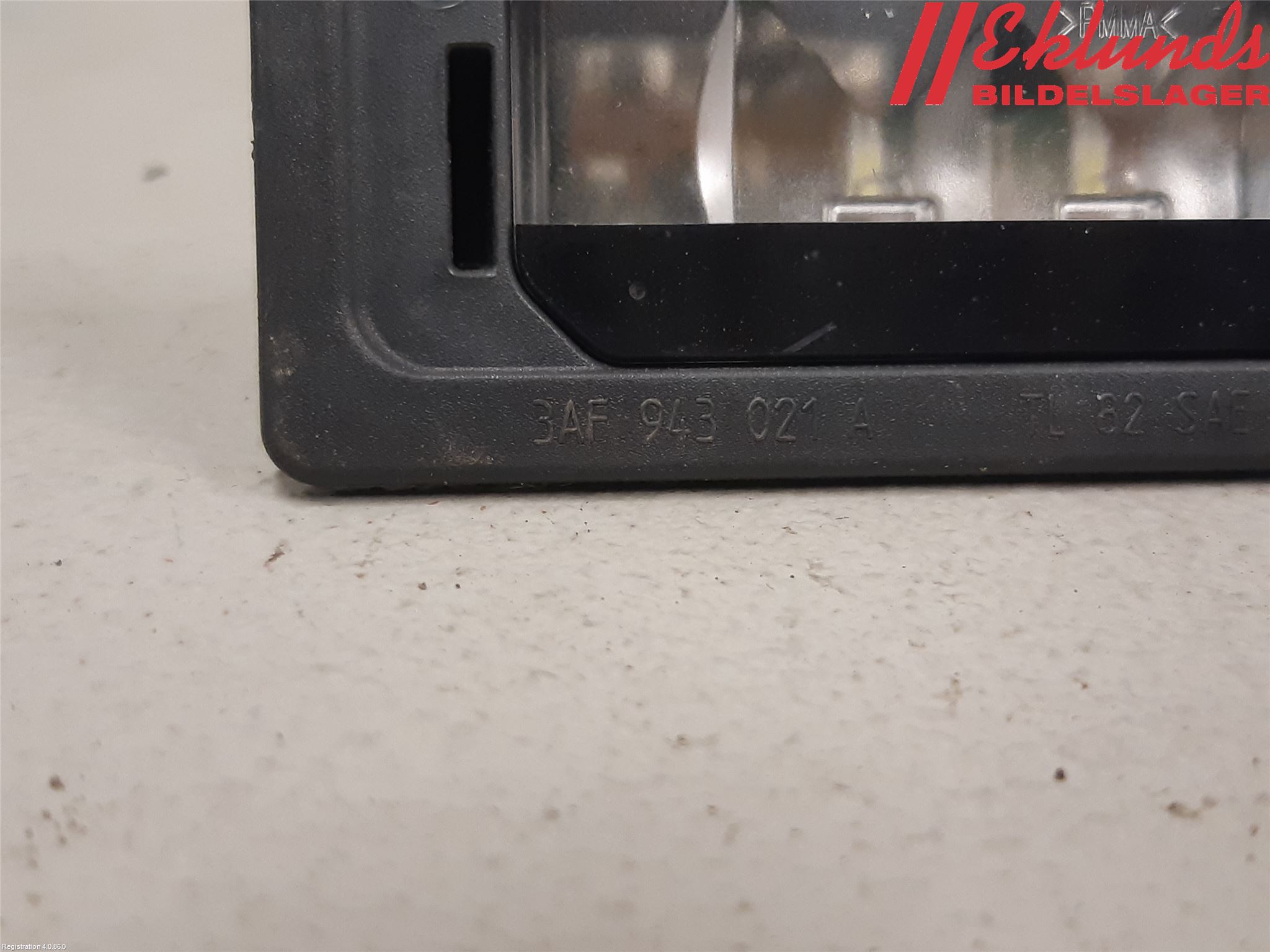 Volkswagen VW PASSAT 15-19 Skylt Belysning