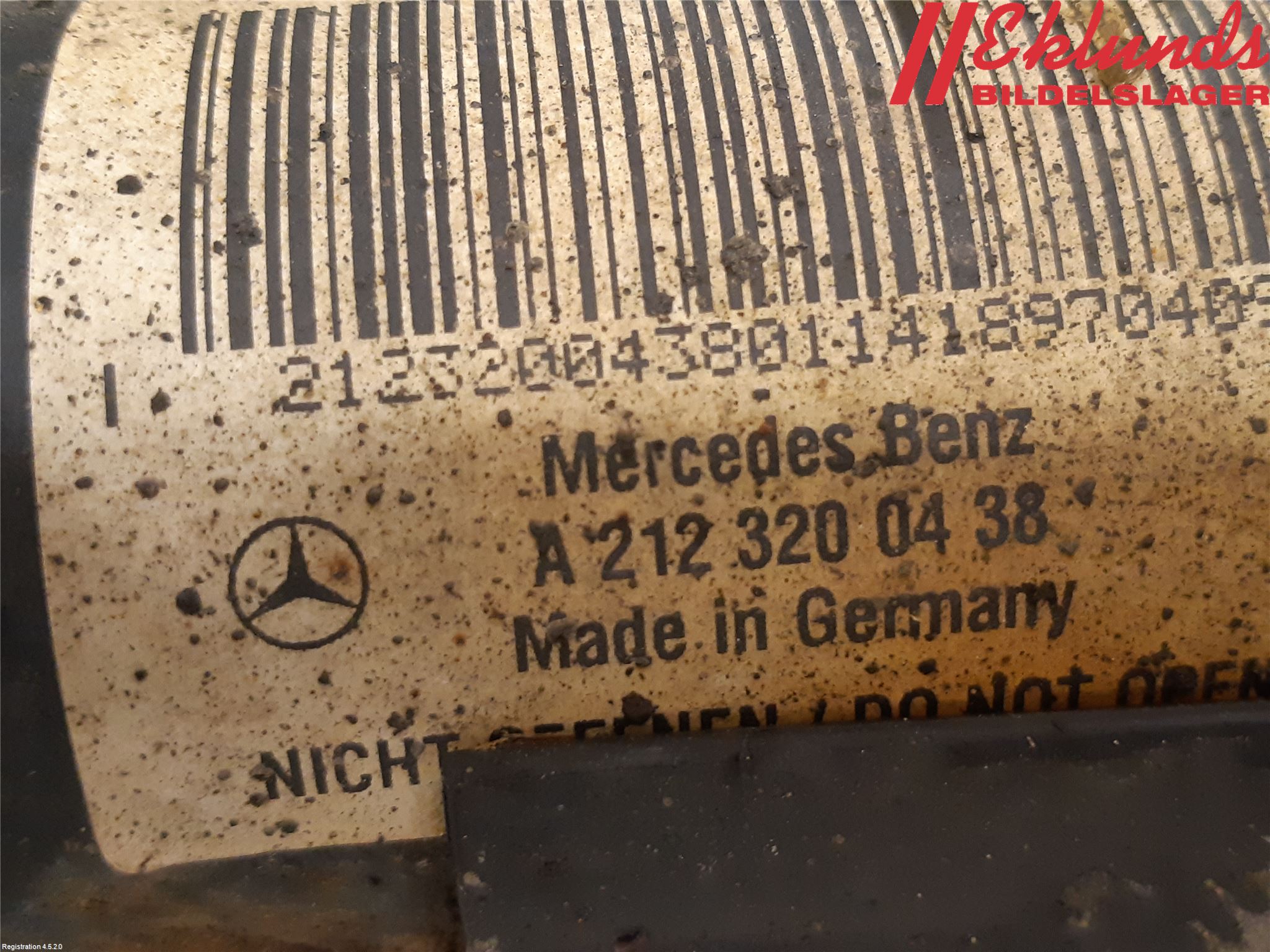 Mercedes-Benz MB E-KLASS (W212) 09-16 Fjäderben Fram Höger