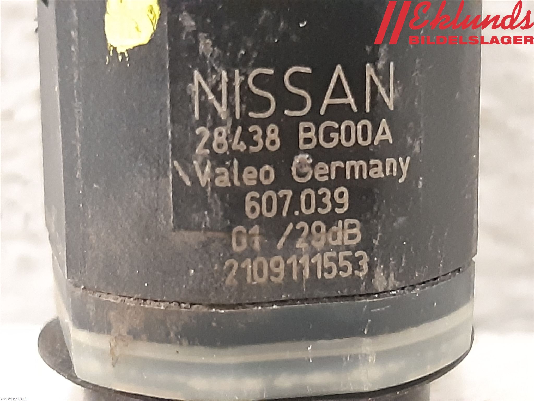 Nissan QASHQAI+2  10-14 Parkeringshjälp Backsensor