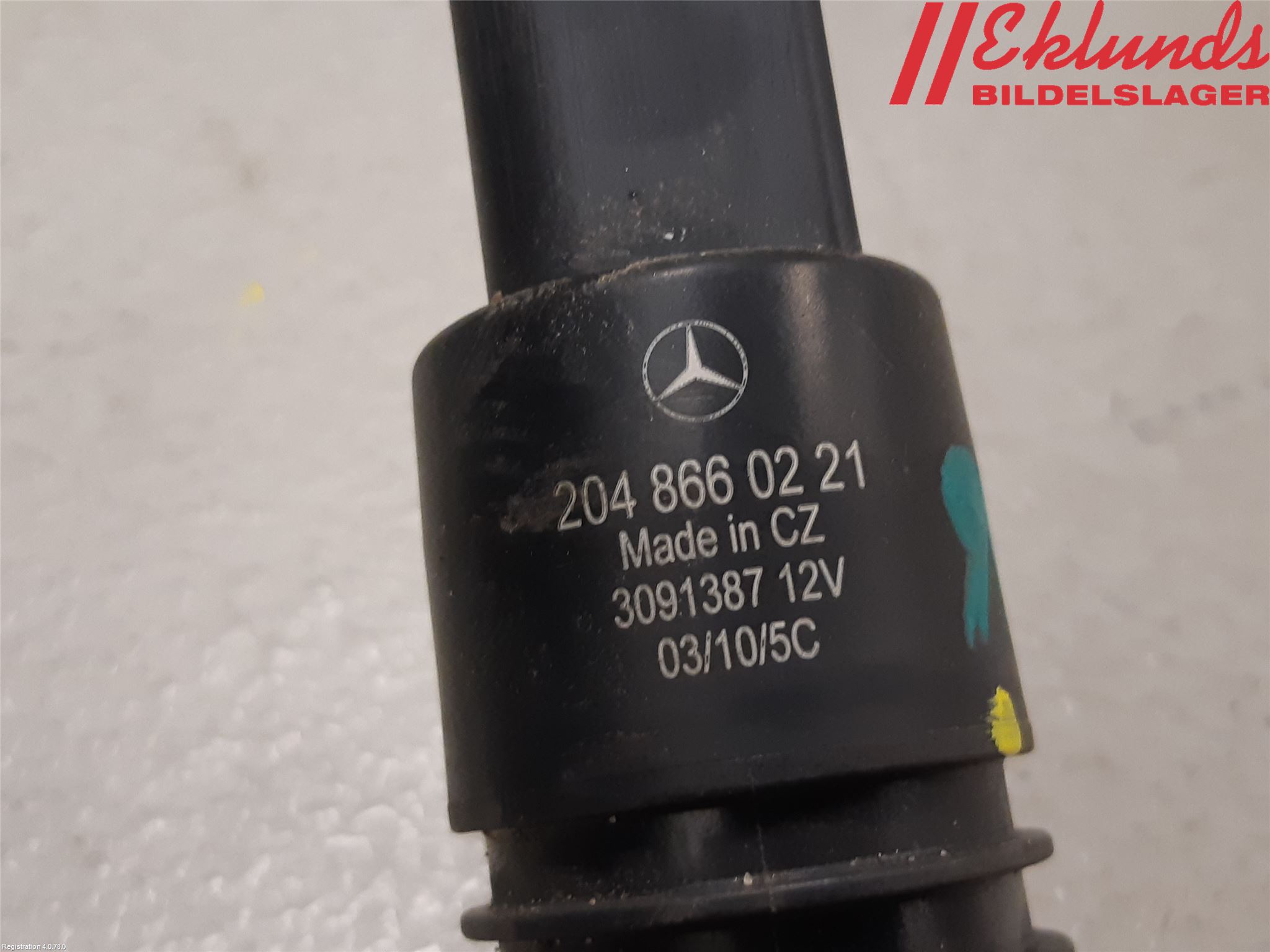Mercedes-Benz MB E-KLASS (W212) 09-16 Spolarpump Vindruta