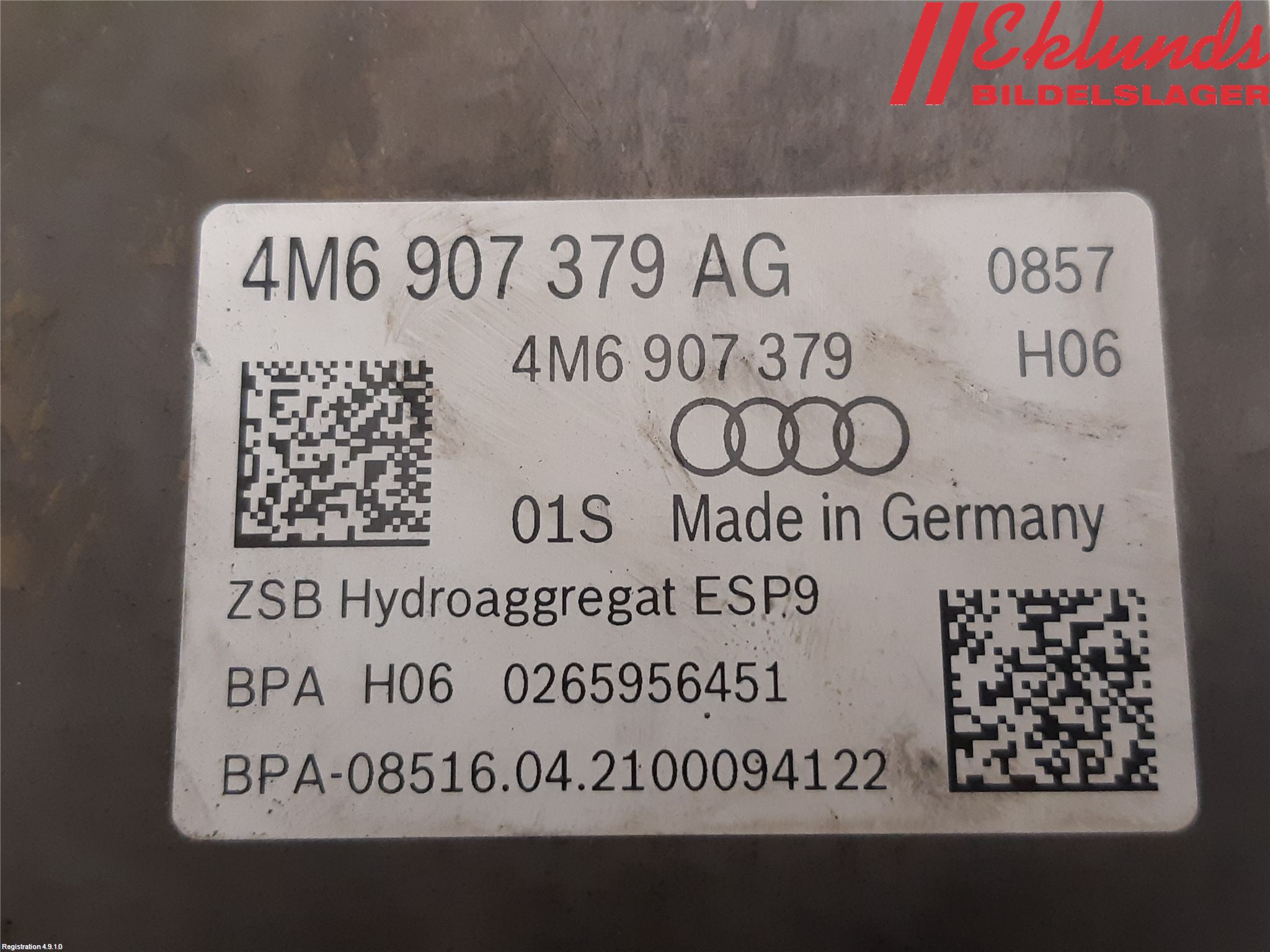 Audi Q7/SQ7 Abs Hydraulaggregat