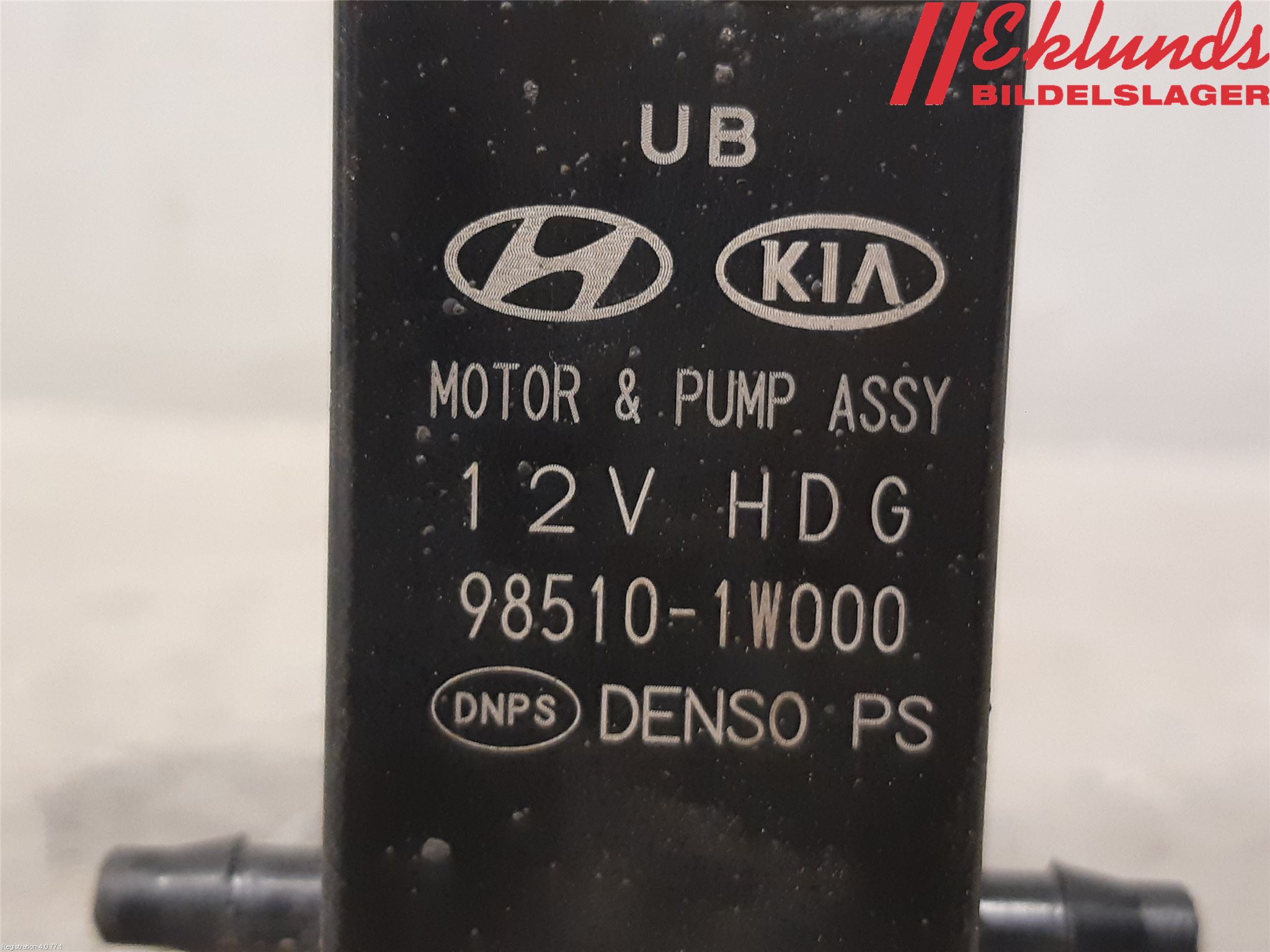 Hyundai i40 08-15 Spolarpump Vindruta