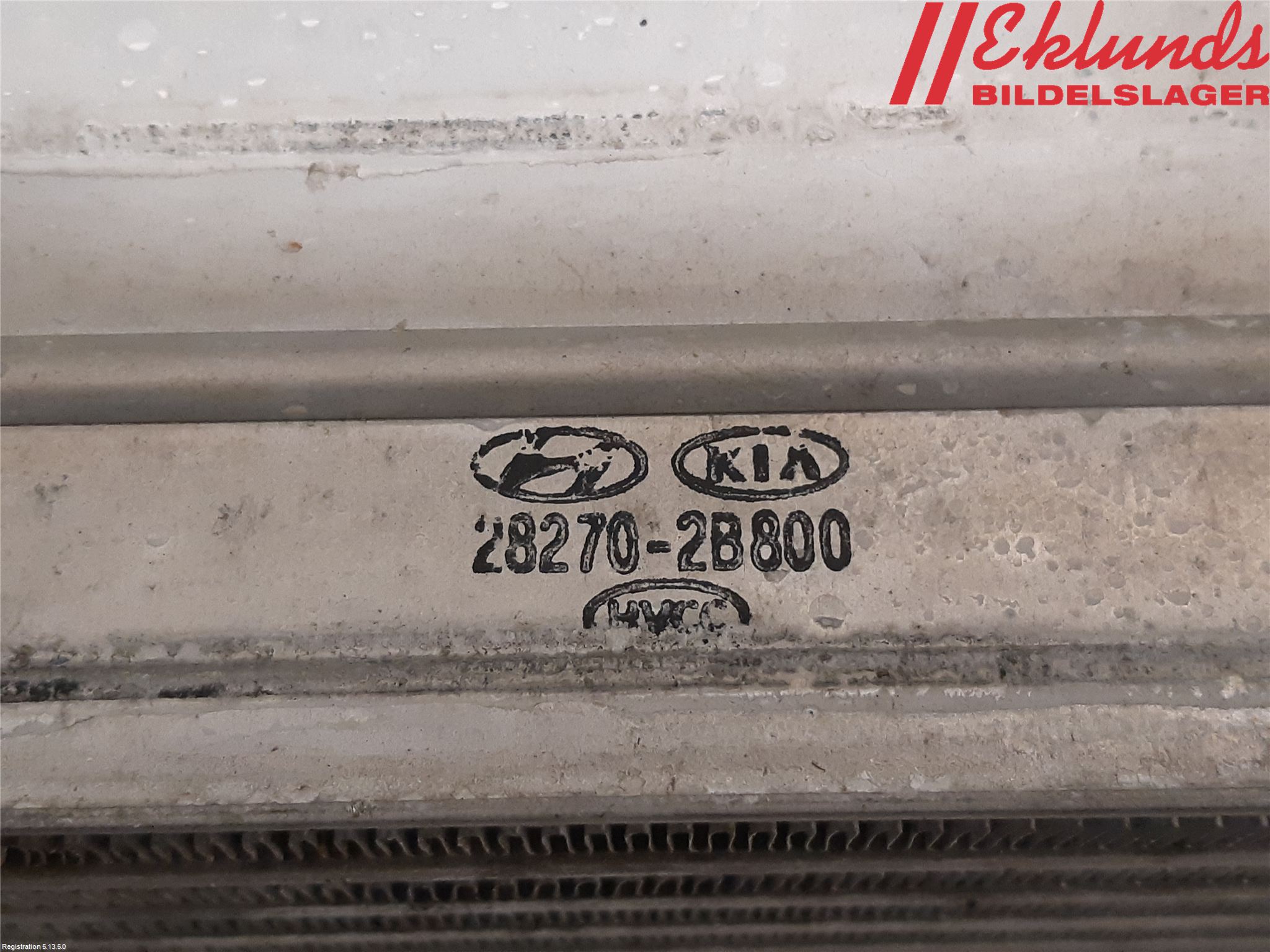 Kia SPORTAGE (QL) 16-21 Laddluft-Intercooler Kyl