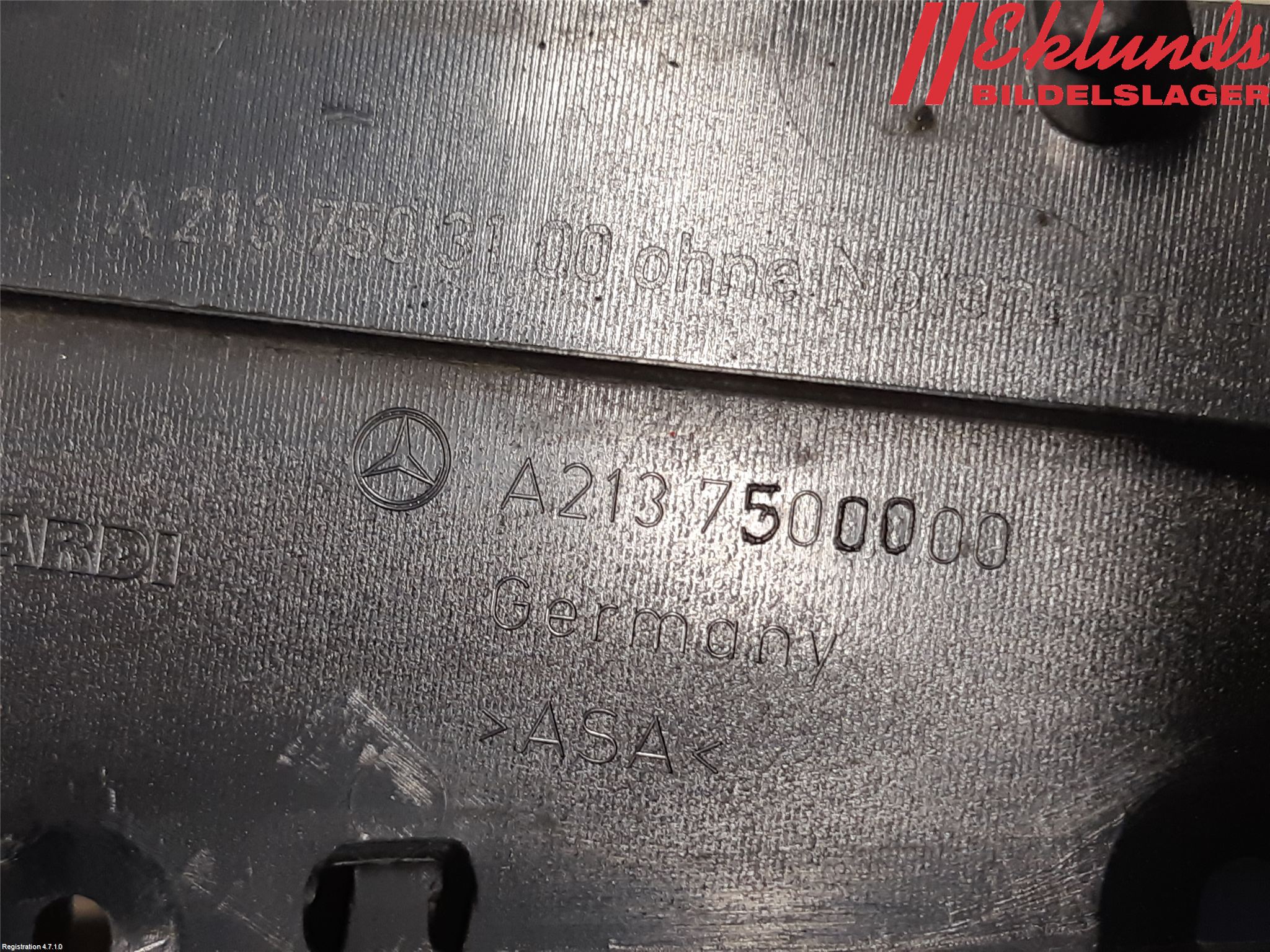 Mercedes-Benz MB E-KLASS (W213) 16-23 List Bak-Baklucka