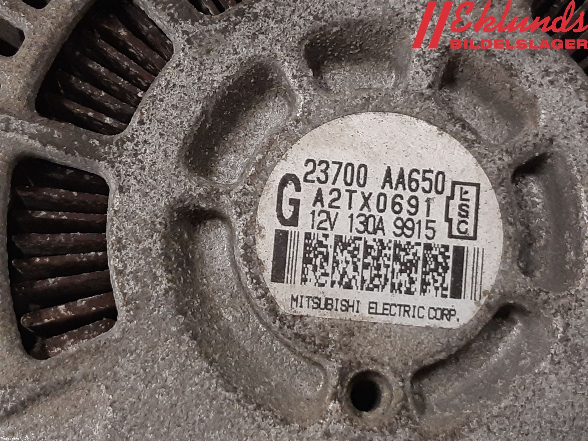 Subaru OUTBACK 10-15 Generator