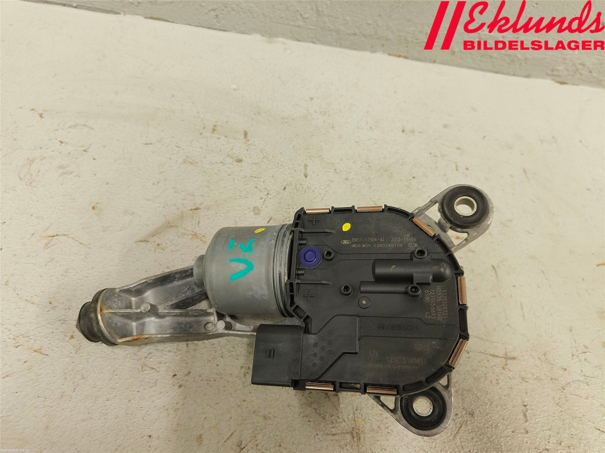 Ford FOCUS 11-14 Torkarmotor Vindruta