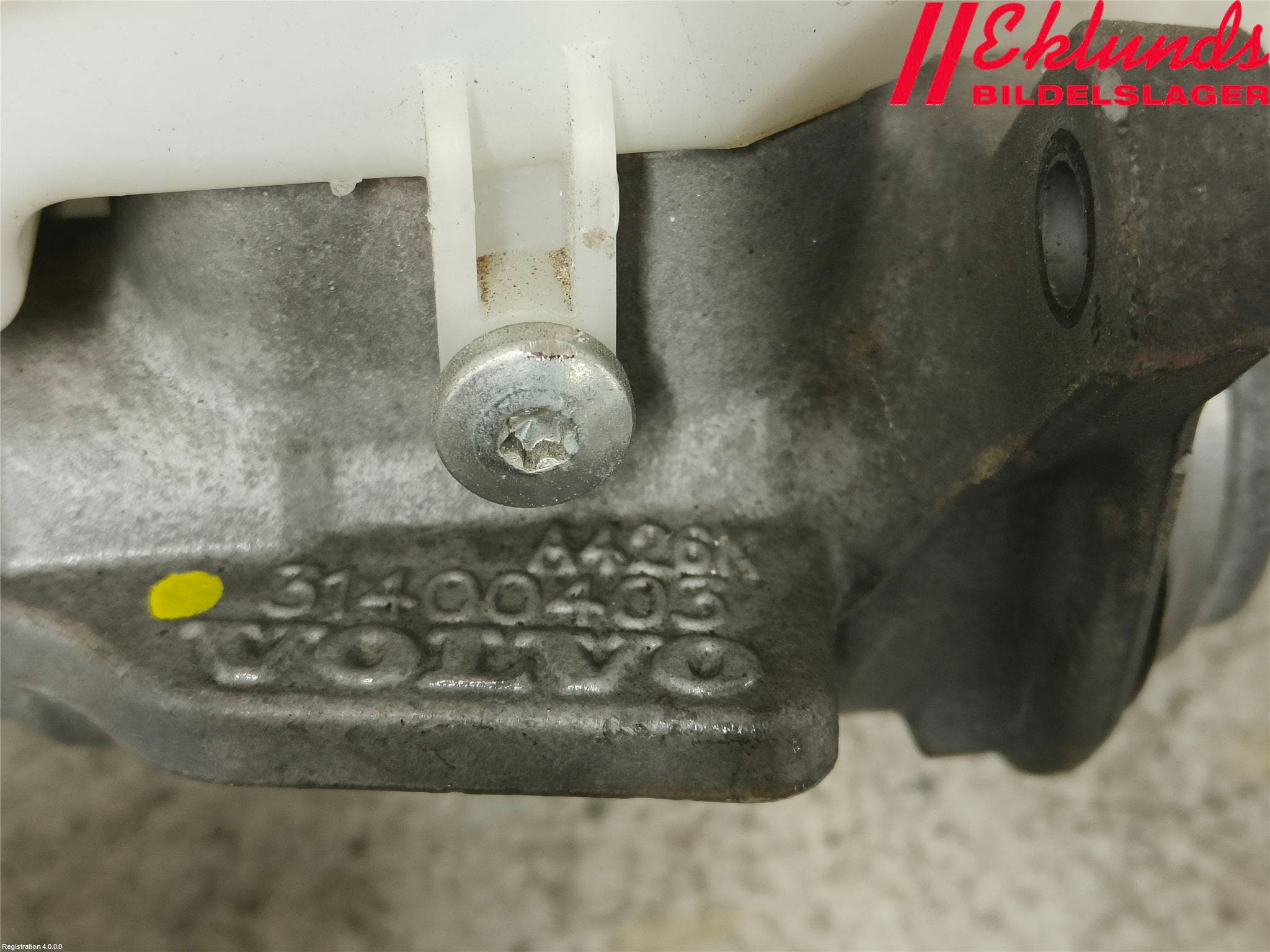 Volvo V40 12-19 Broms Huvudcylinder