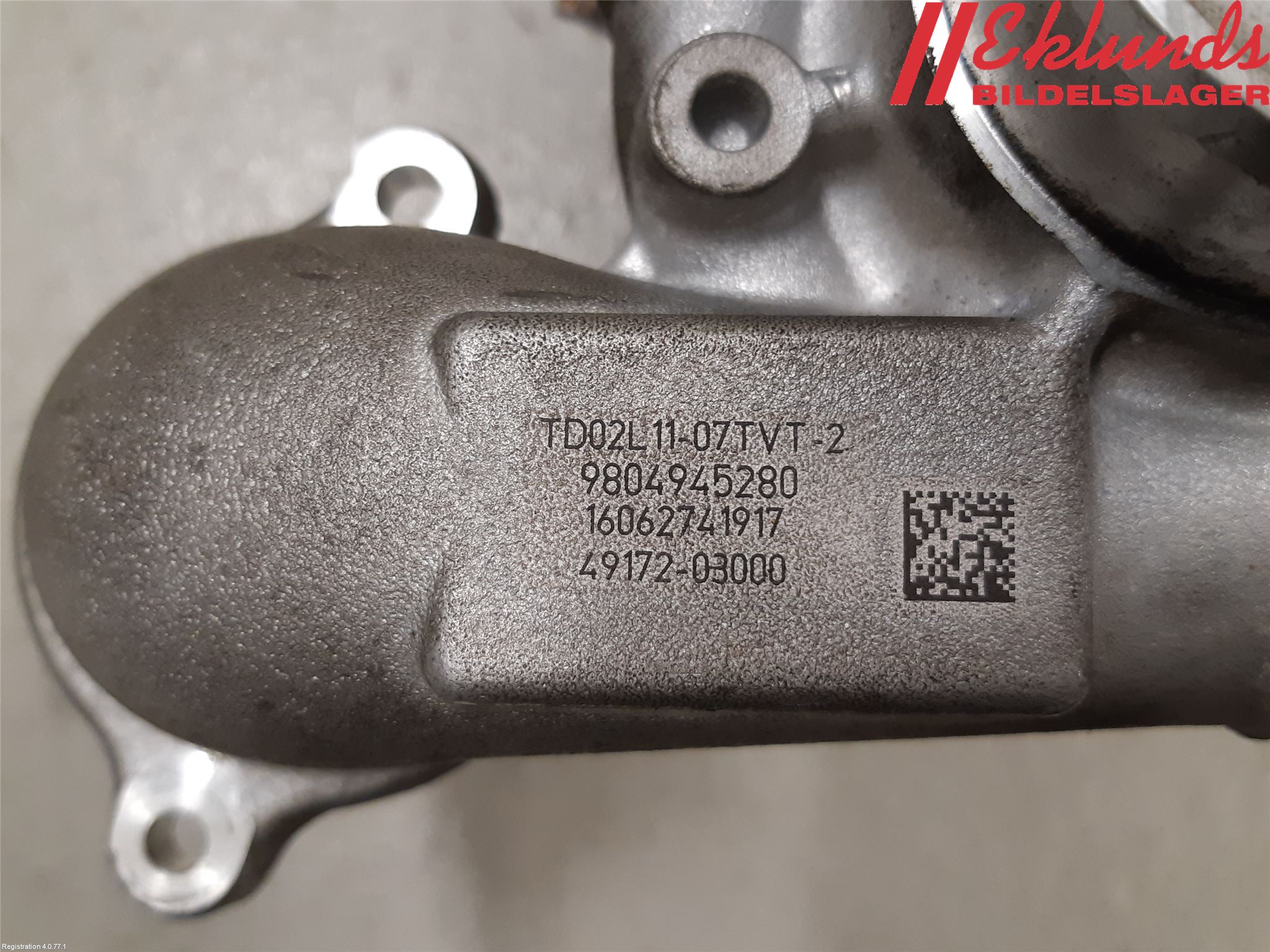 Citroen BERLINGO 08-18 Turboaggregat