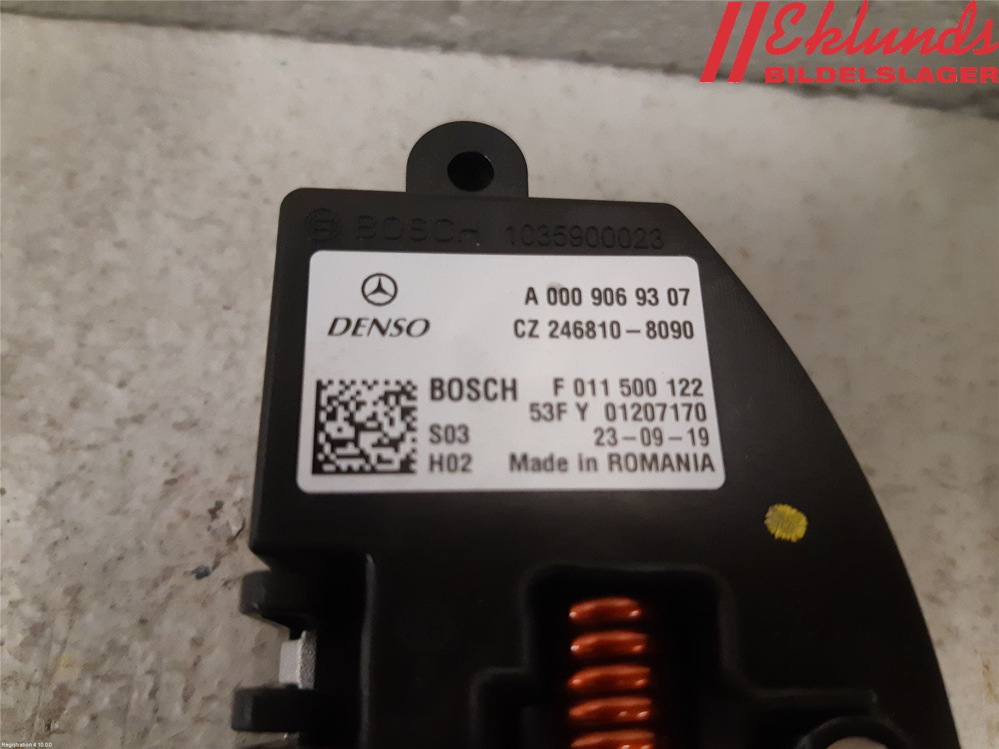 Mercedes-Benz MB SPRINTER (W907/W910) 19- Värmefläktsmotstånd