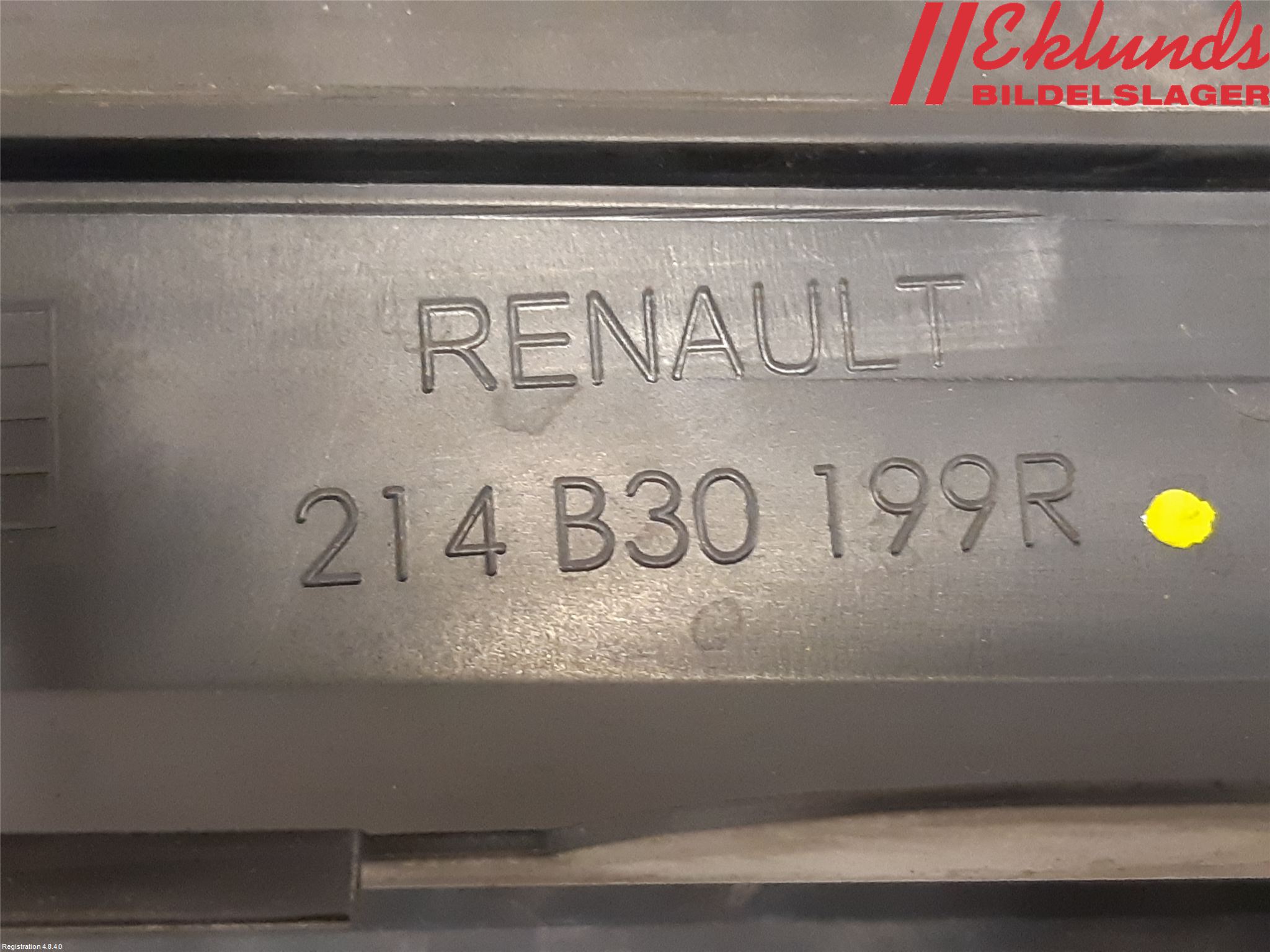 Renault CLIO IV 12-16 Deflektor Plåt-Plast Kylning