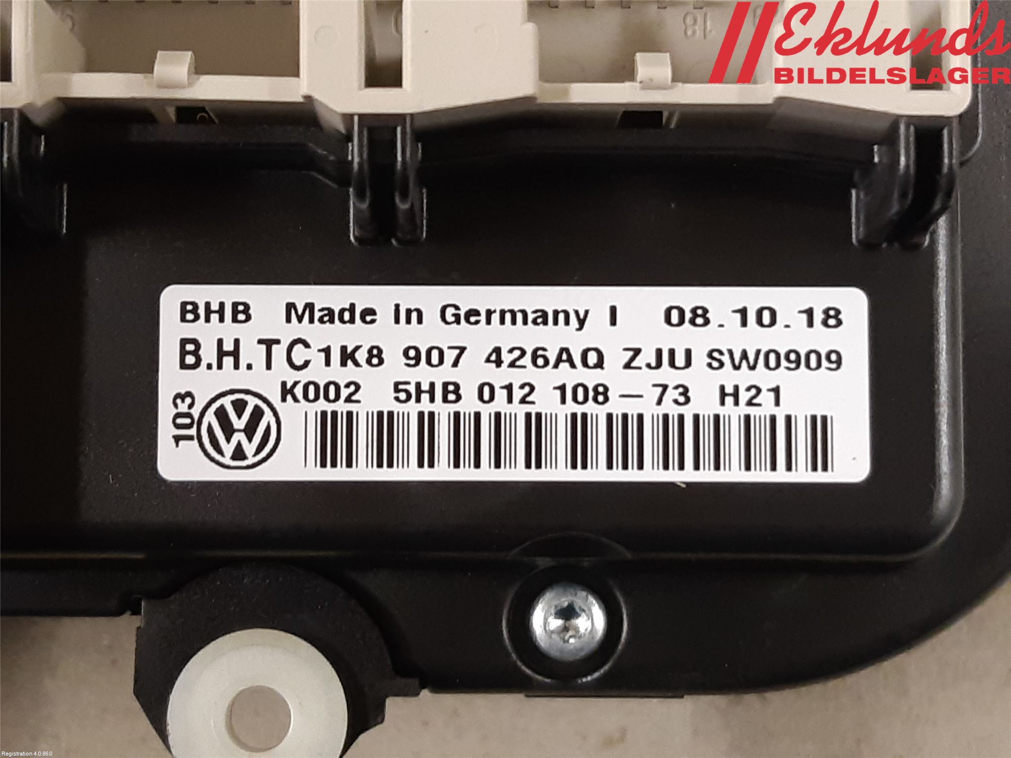 Volkswagen VW CADDY 16-20 Ac Styrenhet Ac Manöveren