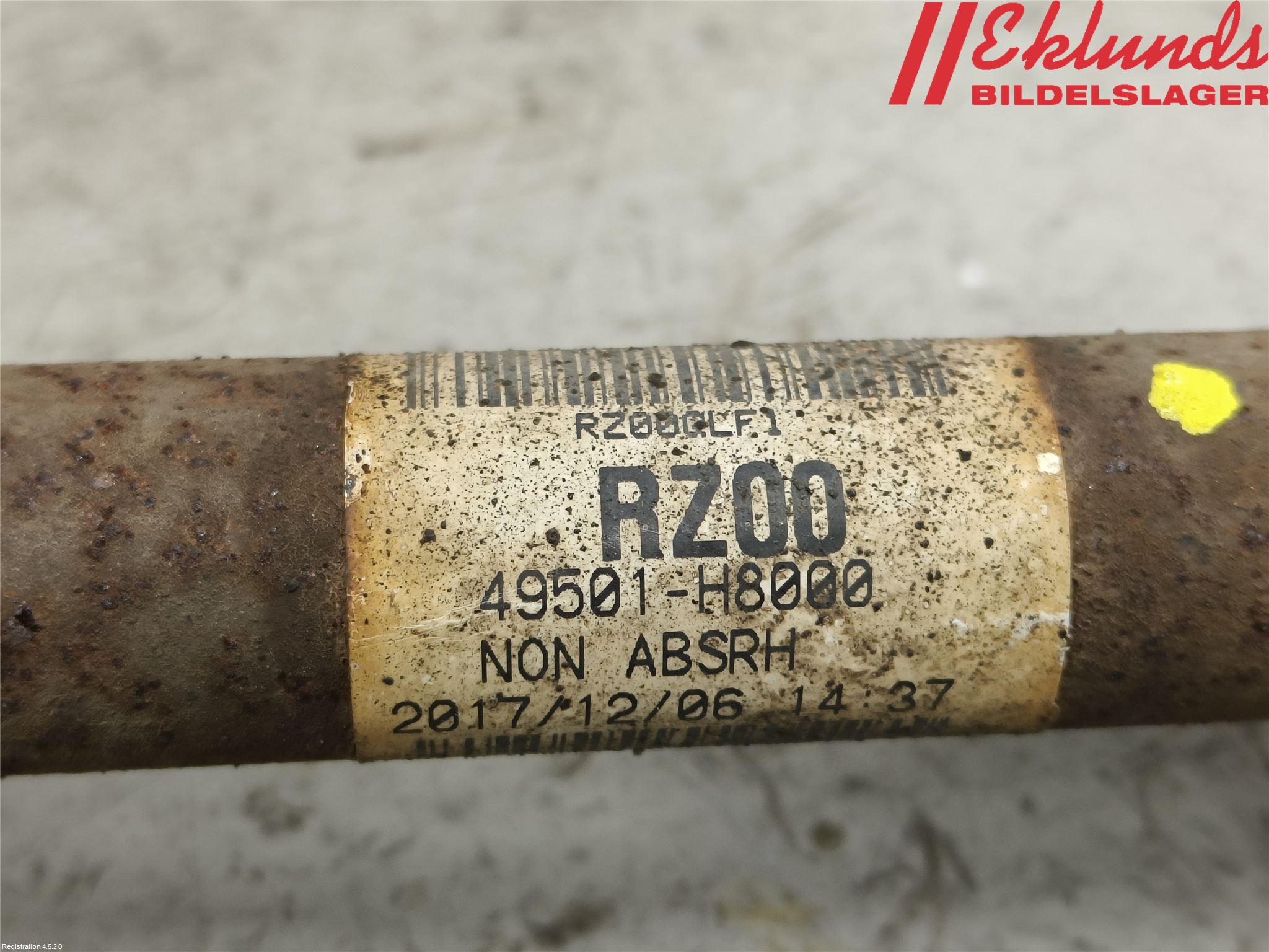 Kia RIO 17- Drivaxel Fram Höger