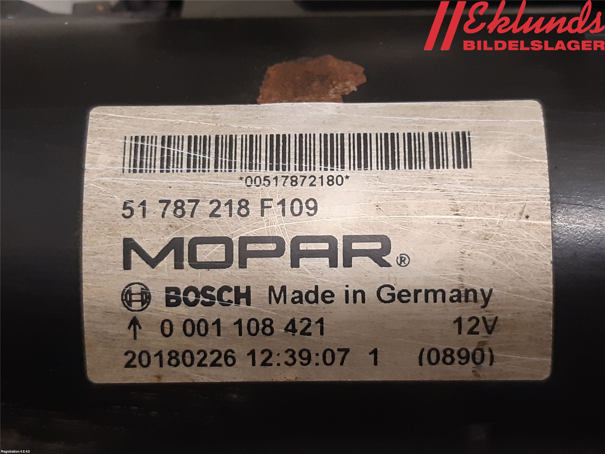 Fiat DOBLO CARGO Startmotor Diesel