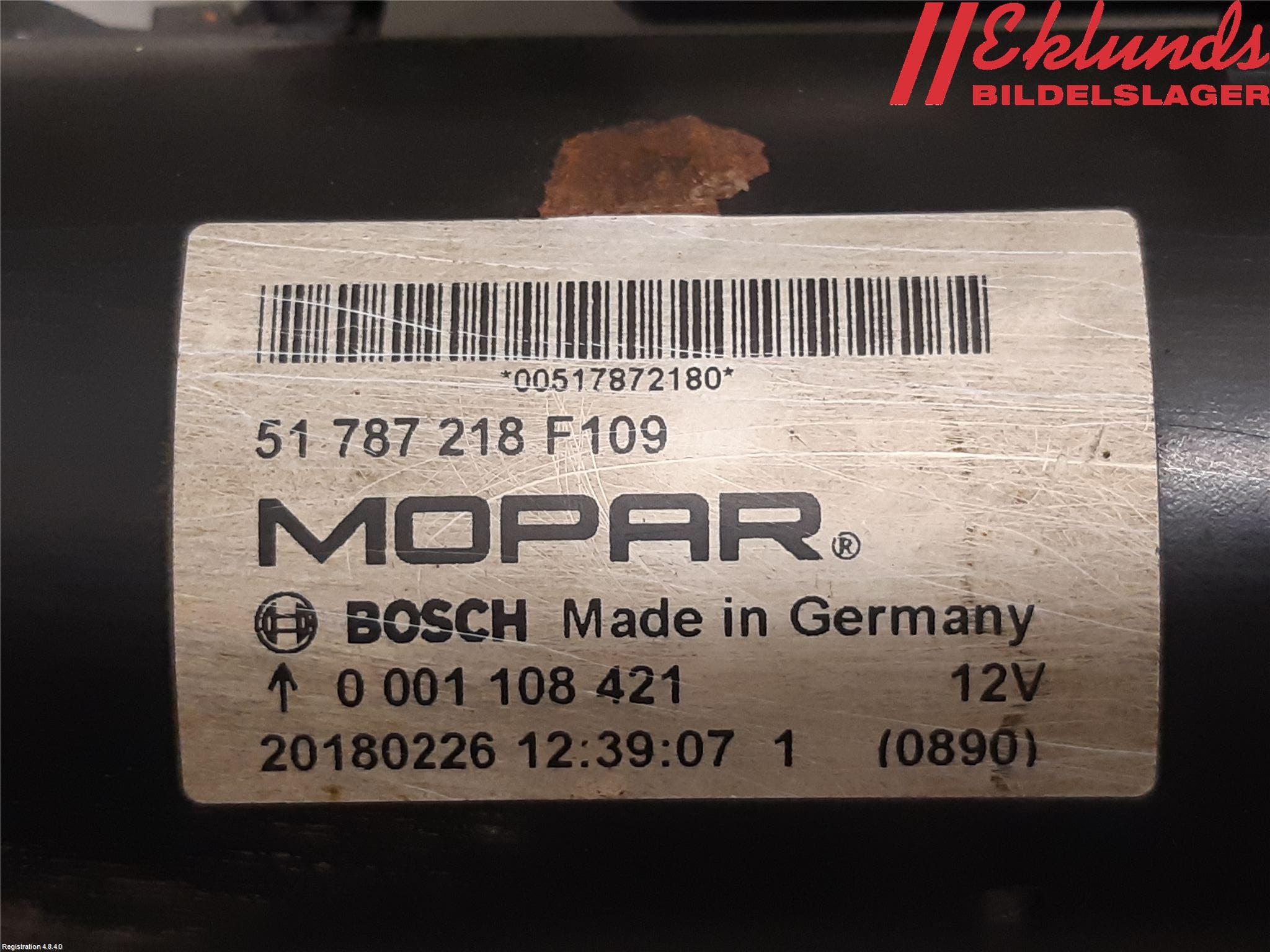 Fiat DOBLO CARGO Startmotor Diesel