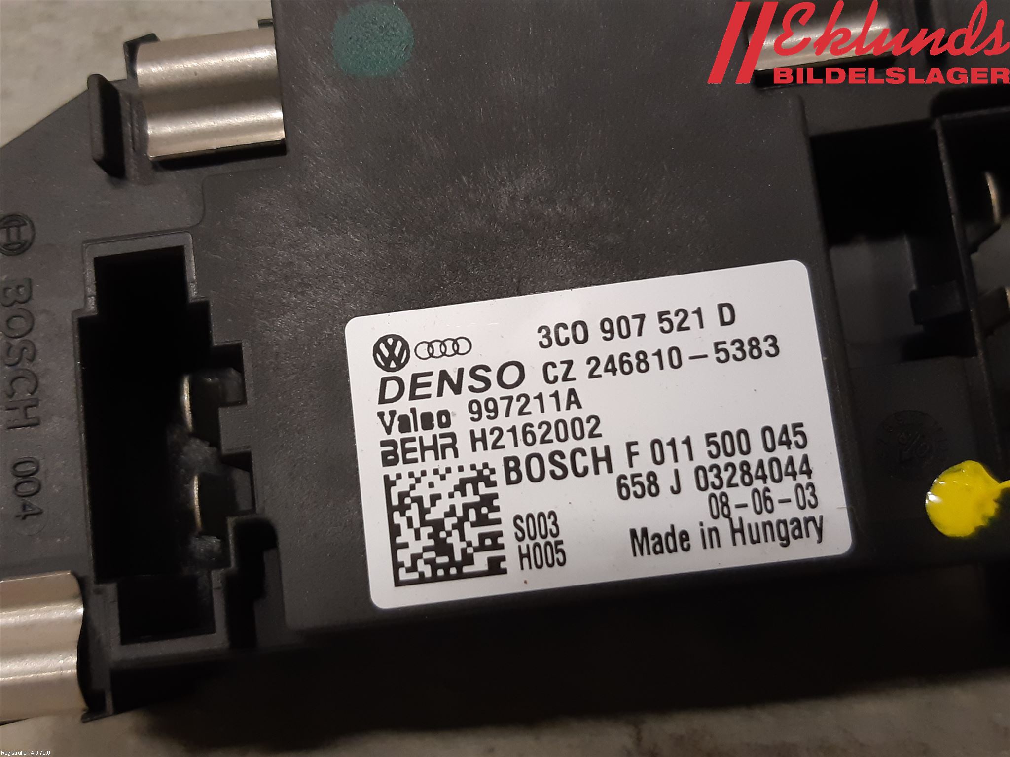 Volkswagen VW CADDY      04-10 Värmefläktsmotstånd