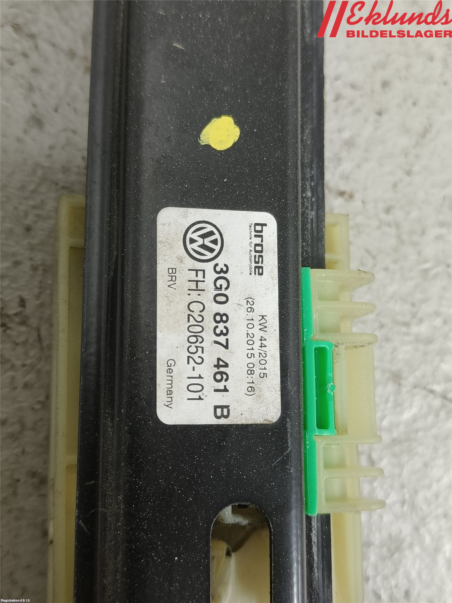 Volkswagen VW PASSAT 15-19 Fönsterhiss El Kompl