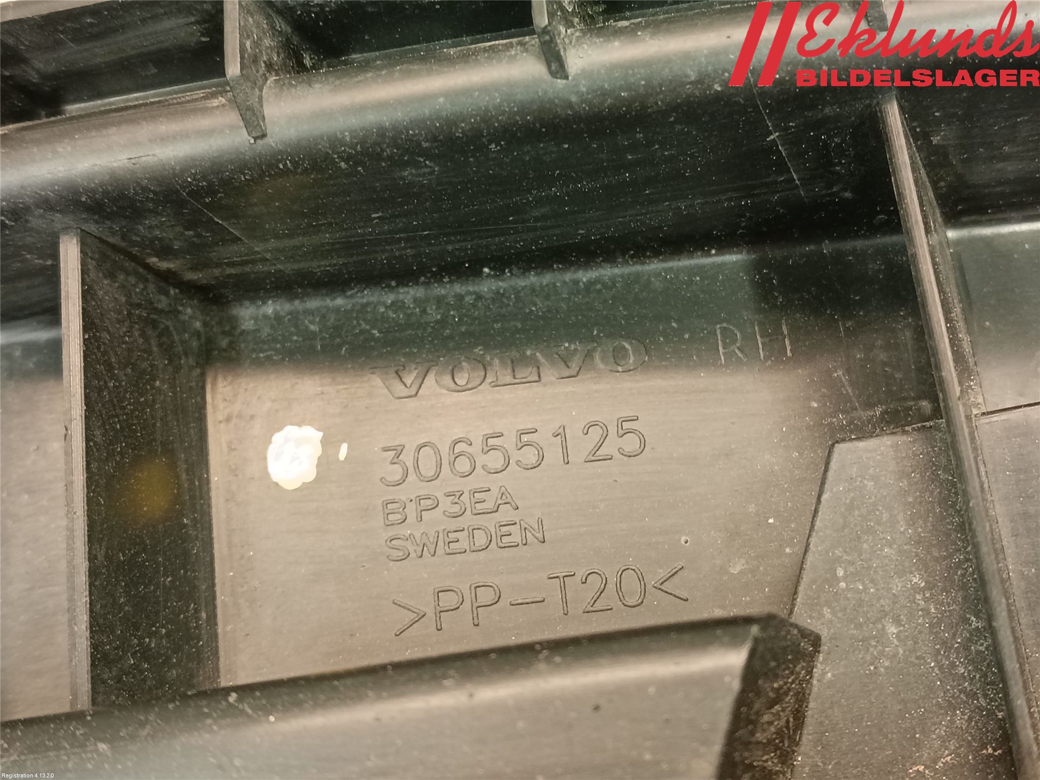 Volvo S80 07-13 Stötfångarfäste Bak Hö