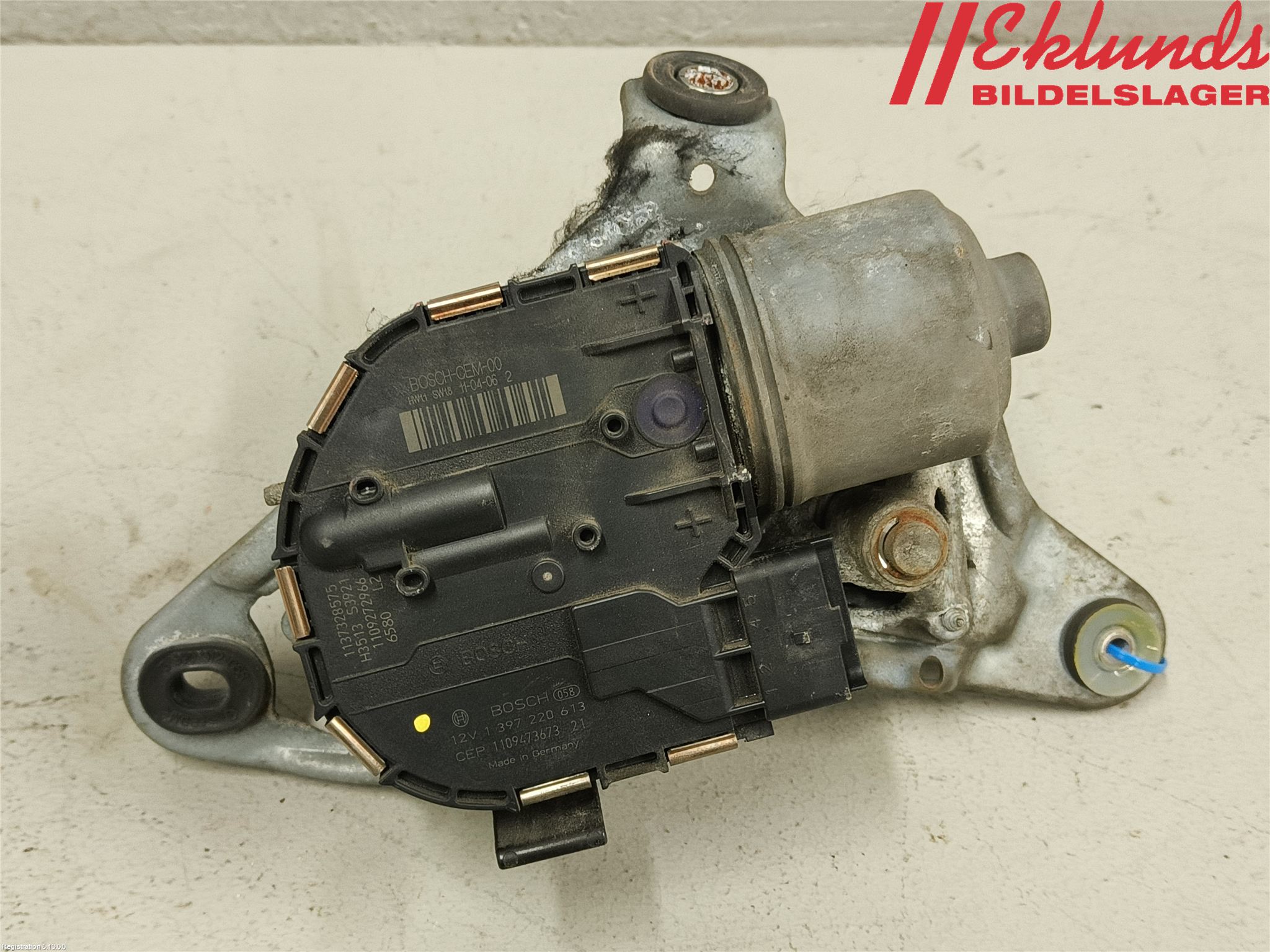 Peugeot 508 11-18 Torkarmotor Vindruta