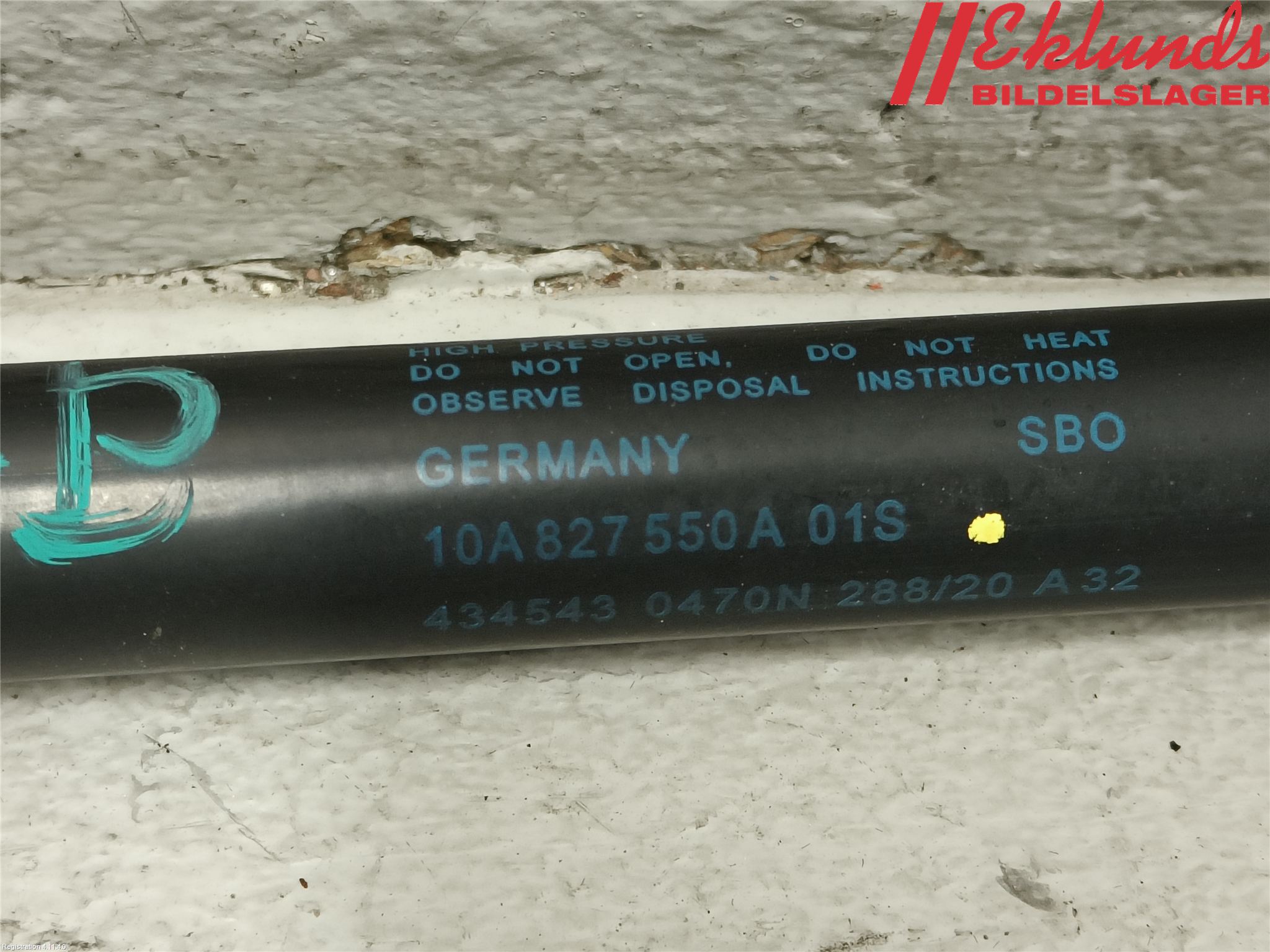 Volkswagen VW ID.3 21- Gasfjäder Baklucka