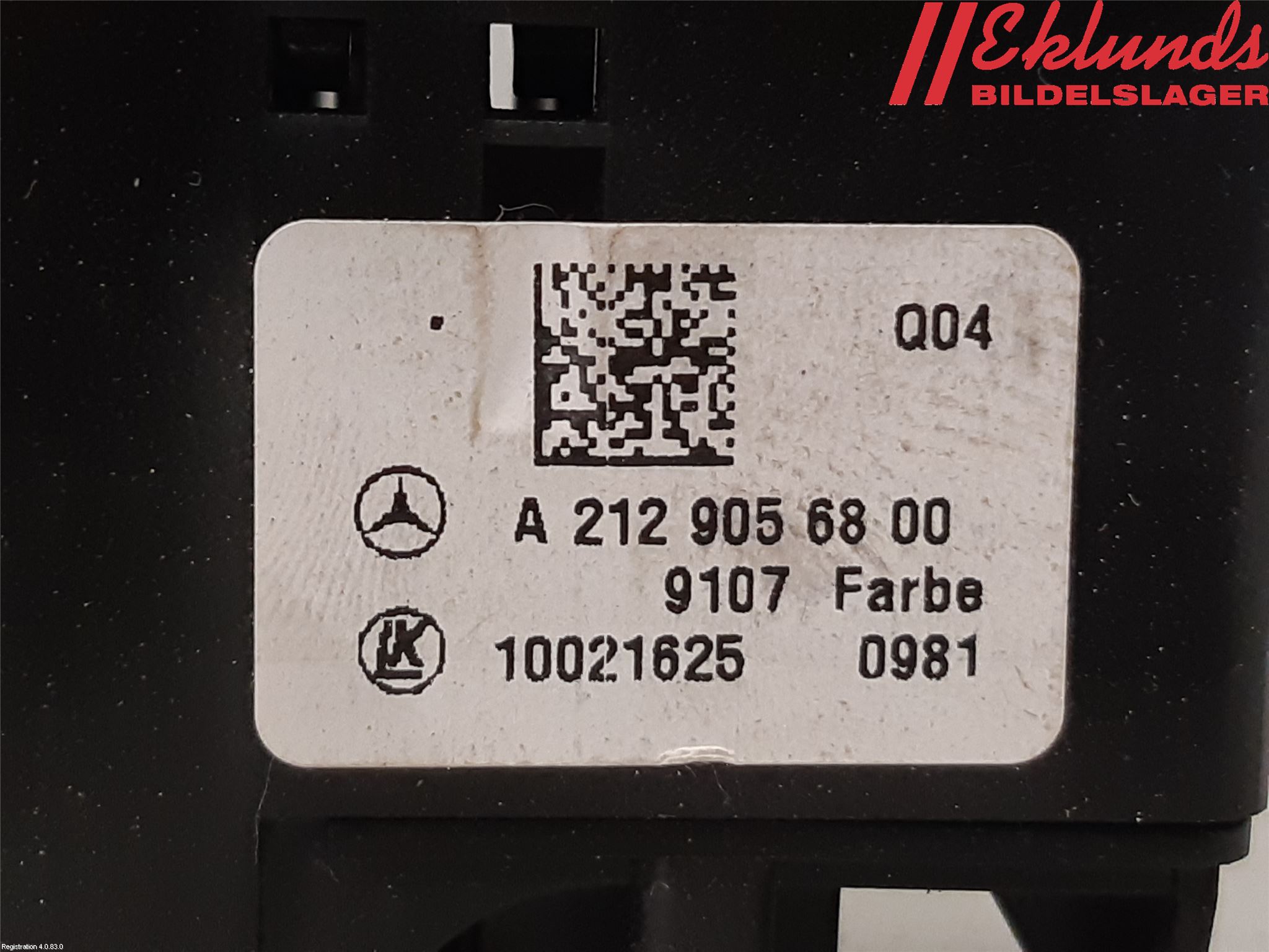 Mercedes-Benz MB CLS (C218/X218) 11-17 Strömställare Ljus