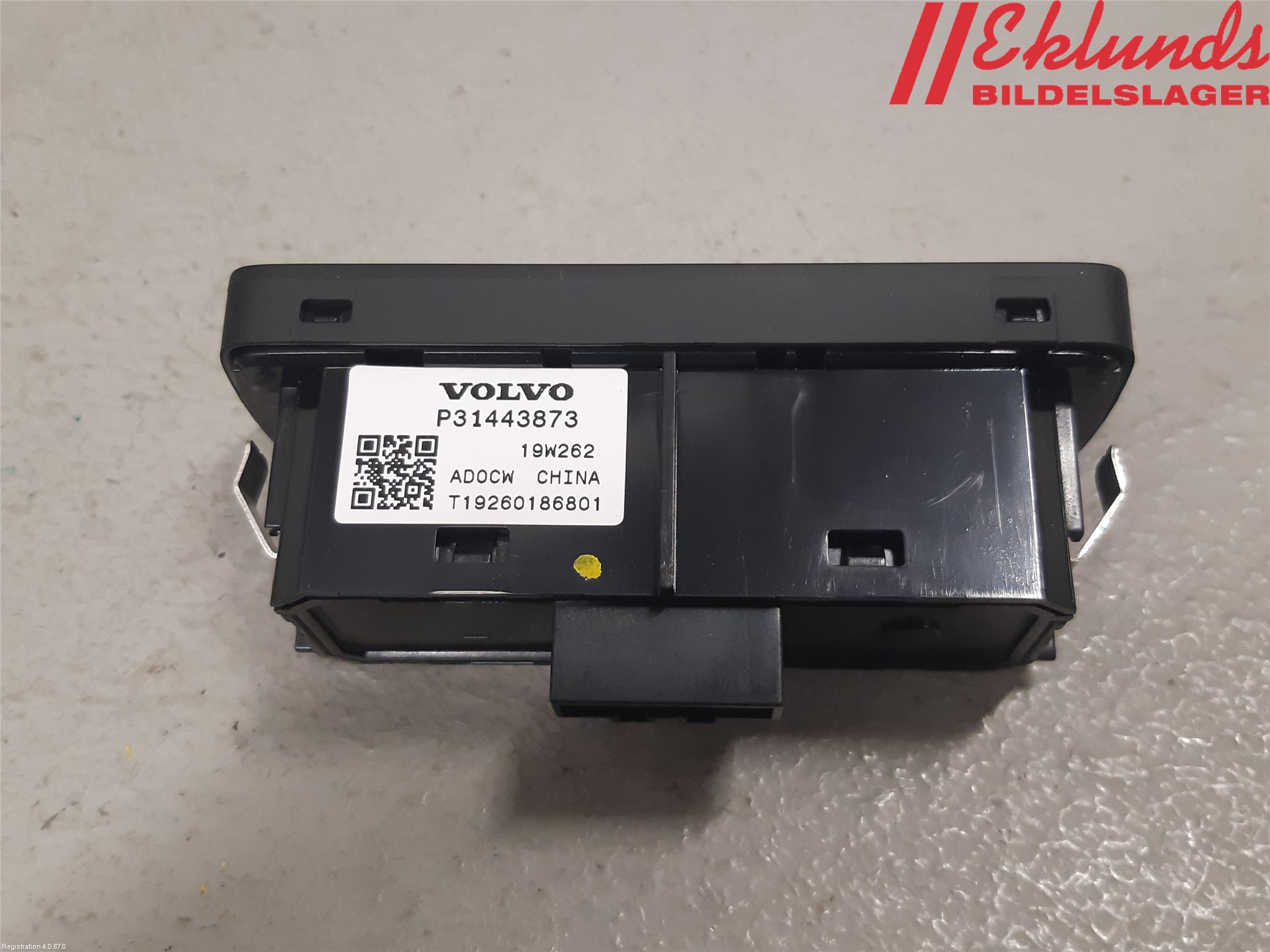 Volvo V60 19- Strömställare Baklucka