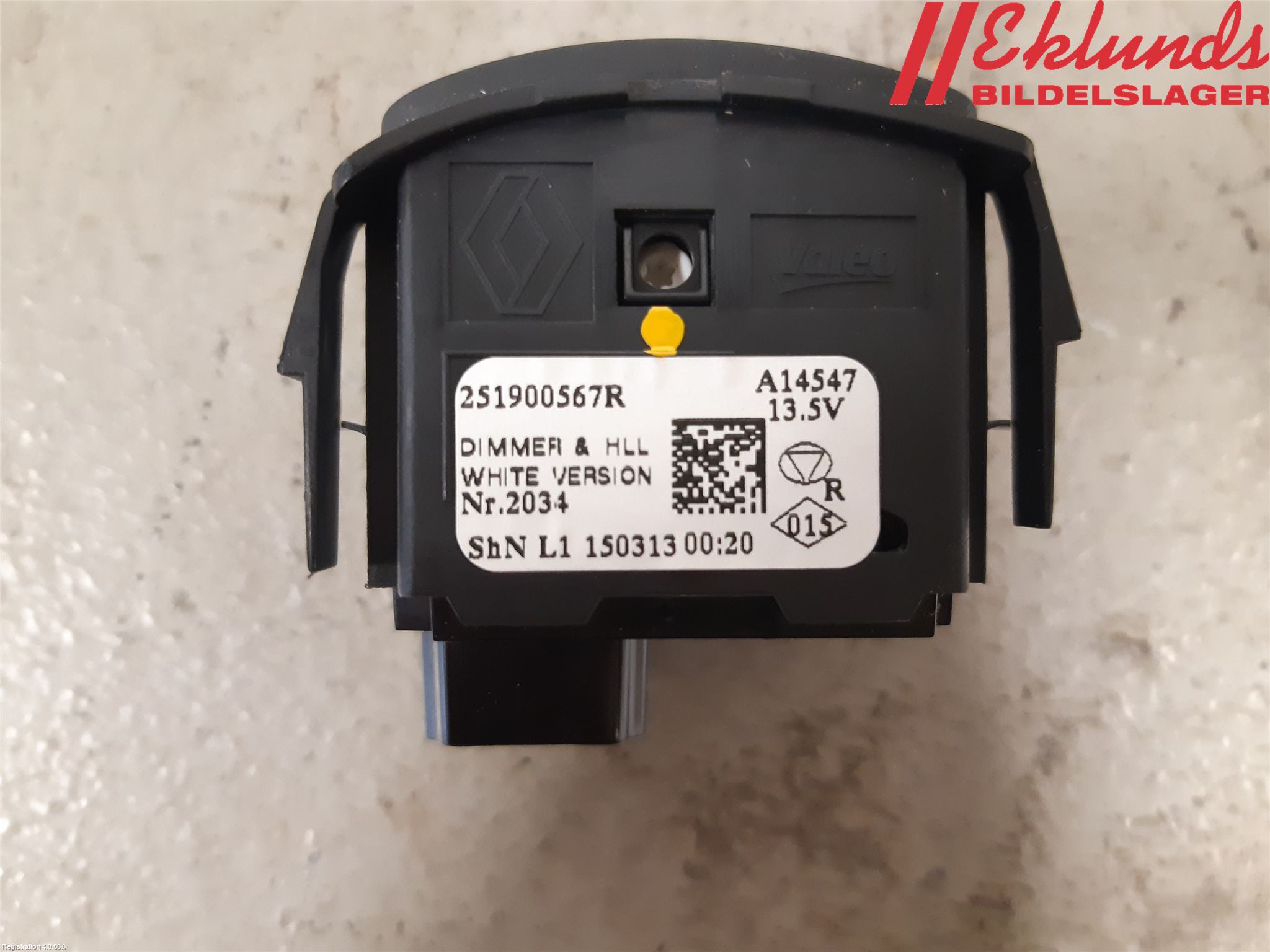 Renault TRAFIC/E-TECH 15- Str Ljusvidd Reglering