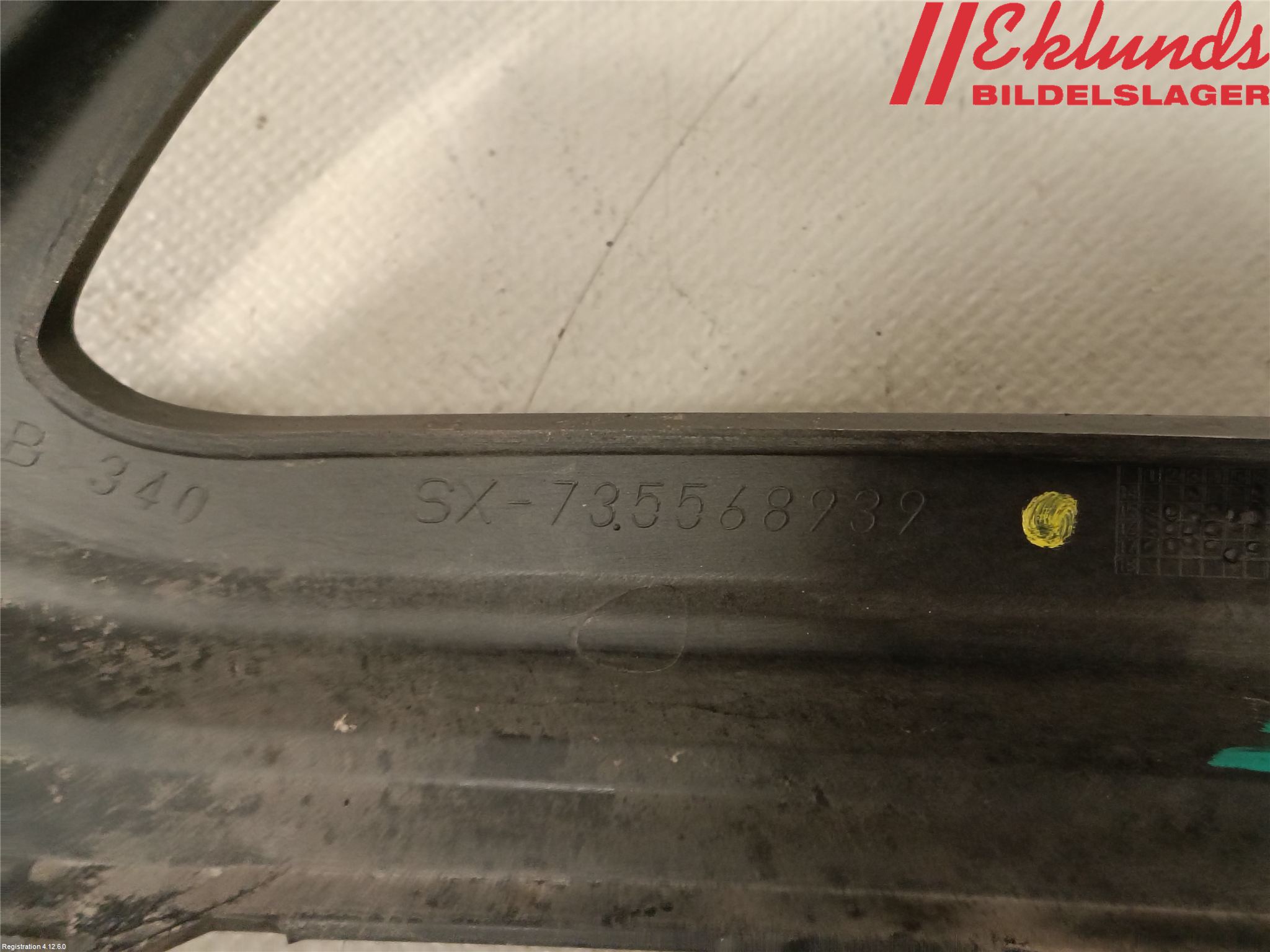 Fiat 500X 15- Dimljussarg Fram