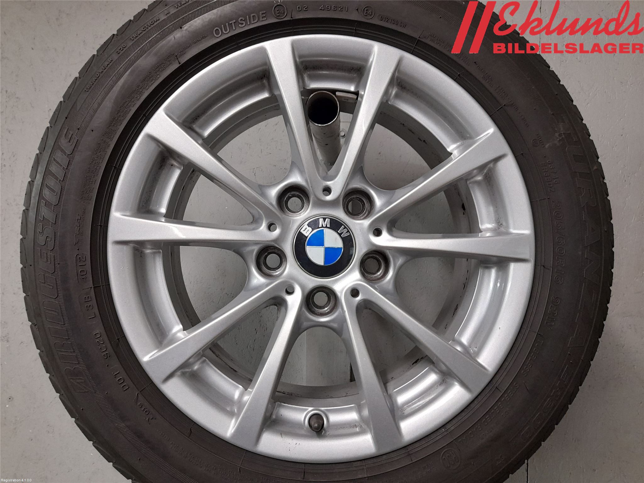 BMW 3 F30/F31/F80 12-19 Sommardäck Alumfälg 4St