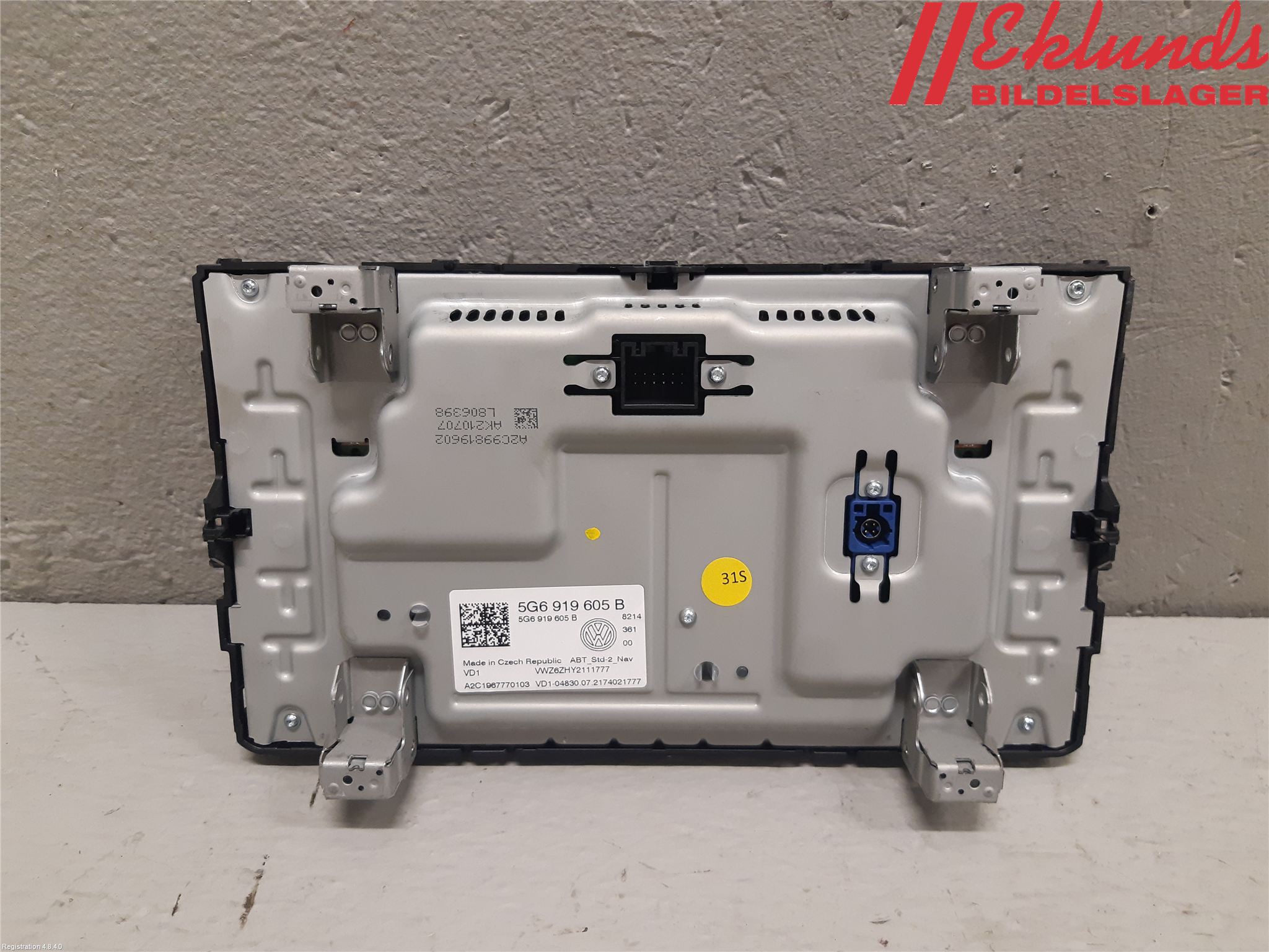 Volkswagen VW T-ROC 18- Multifunktionsdisplay