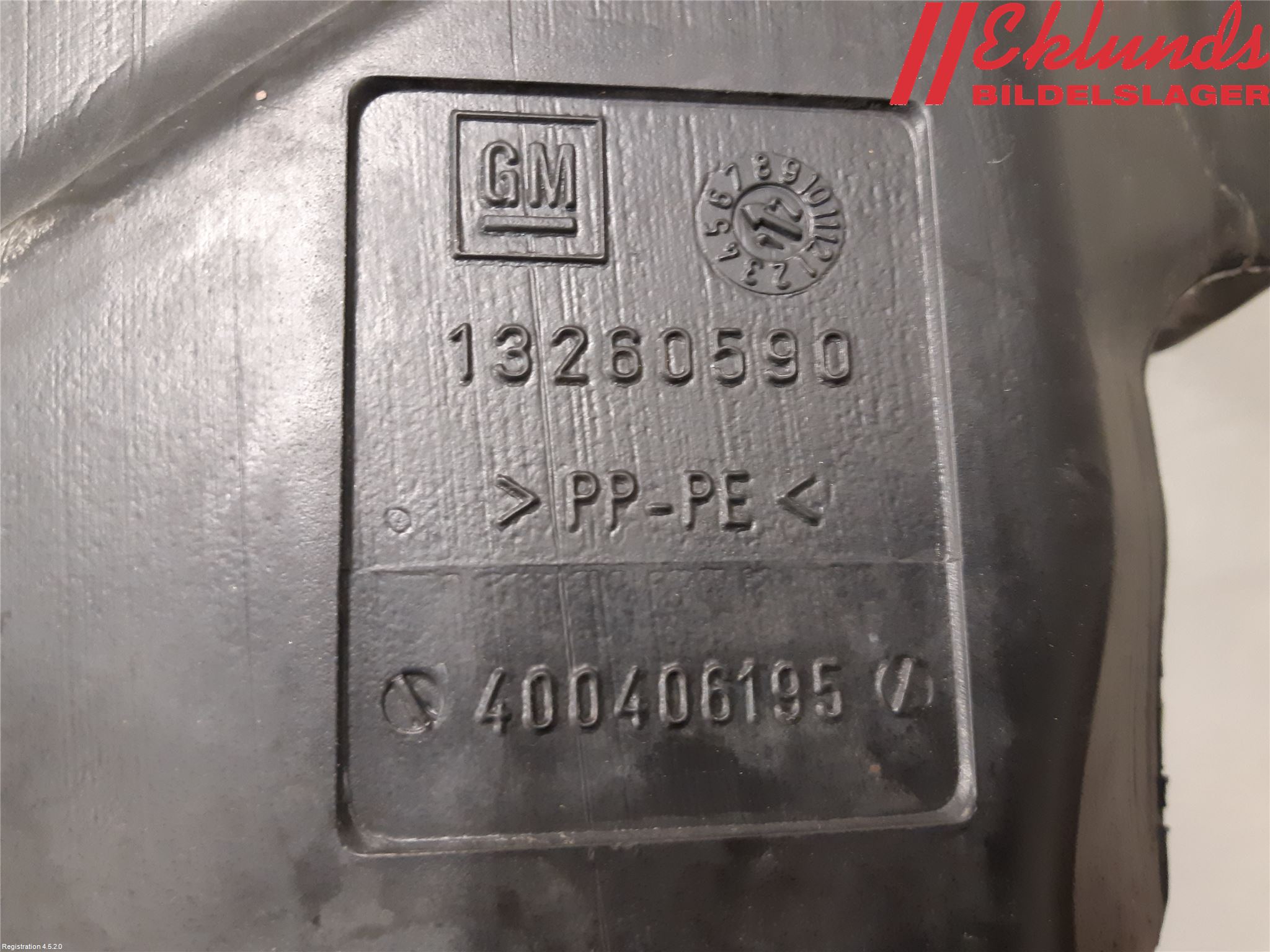 Opel ASTRA J 10-15 Spolartank Vindruta-Strål