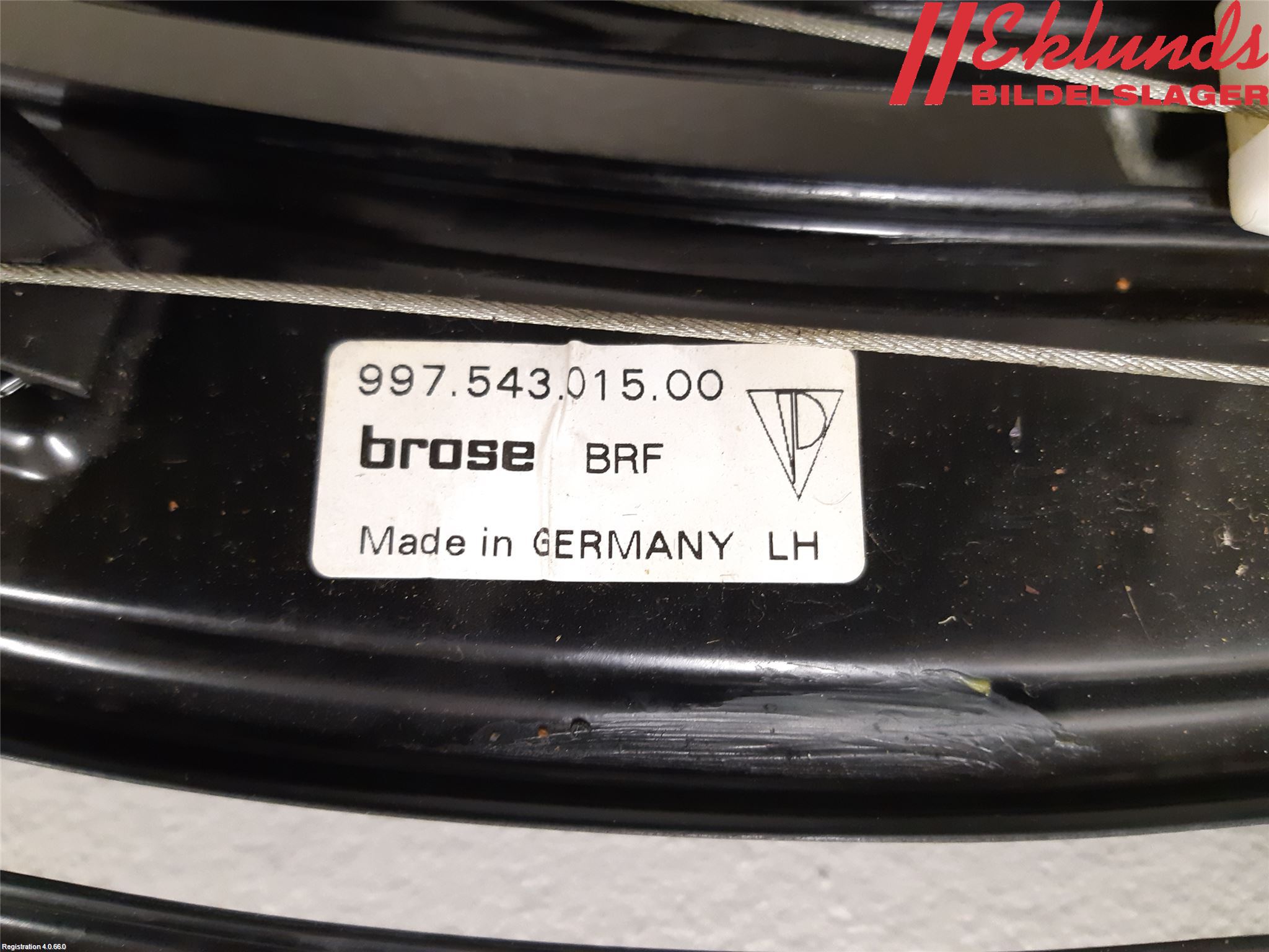 Porsche 911 64- Fönsterhiss El Kompl