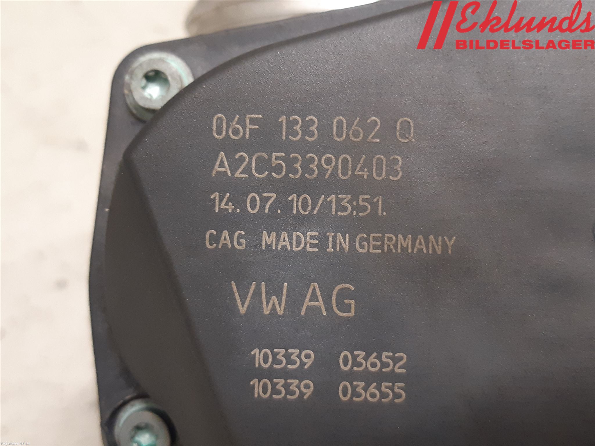 Audi A4/S4 08-11 Injspjällhus