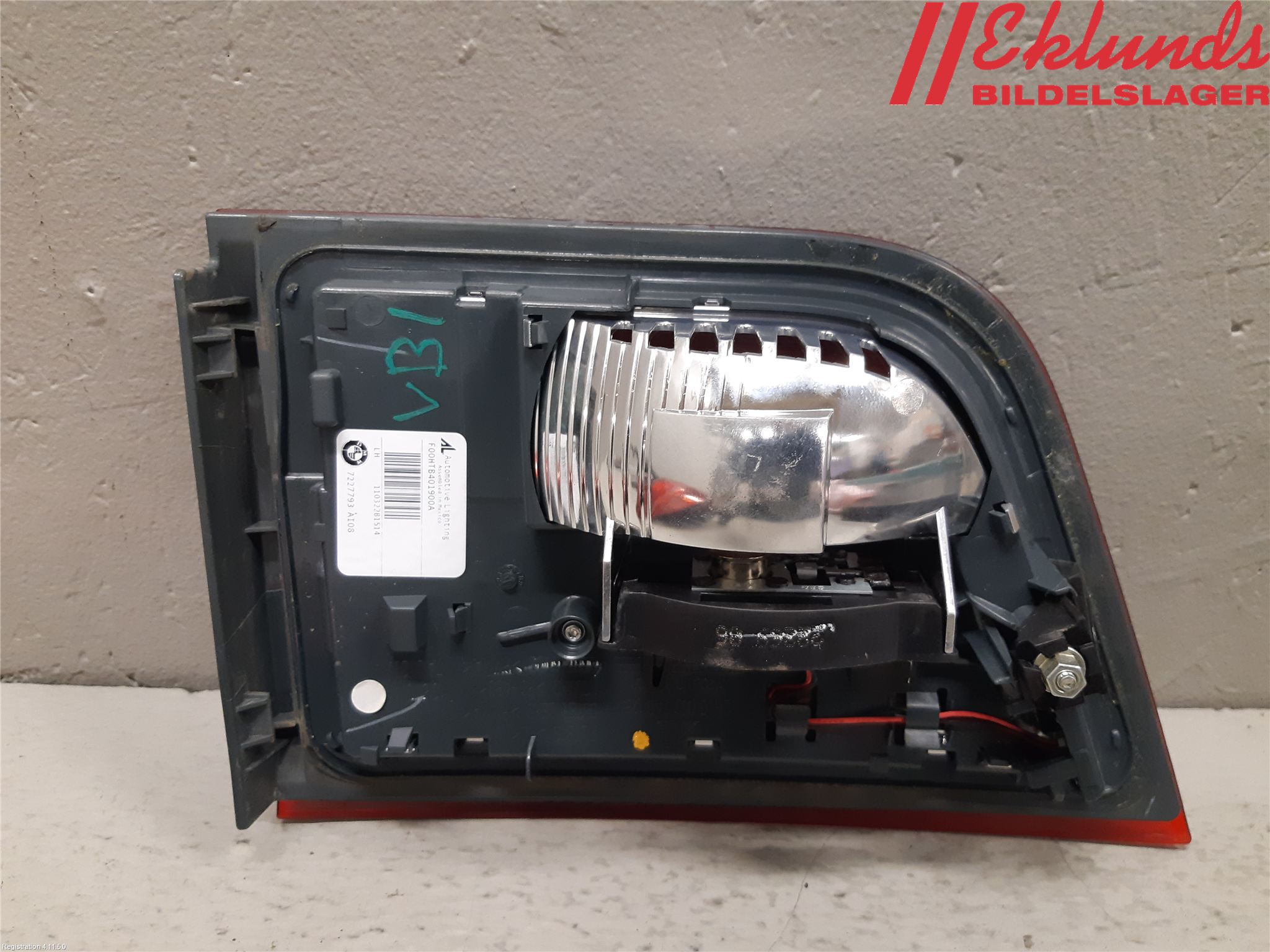 BMW X5 E70 07-13 Bakljus Lucka Vä