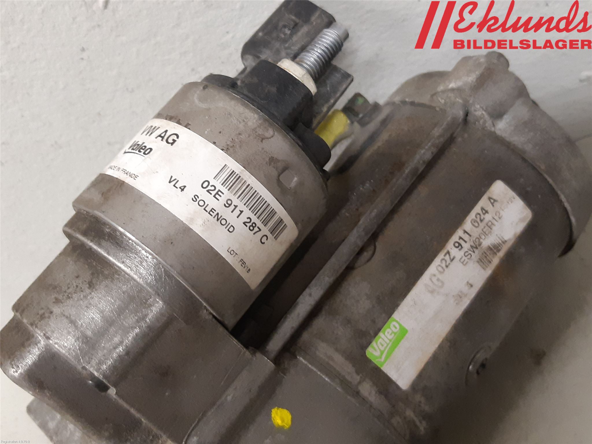 Volkswagen VW GOLF VI 09-13 Startmotor Diesel