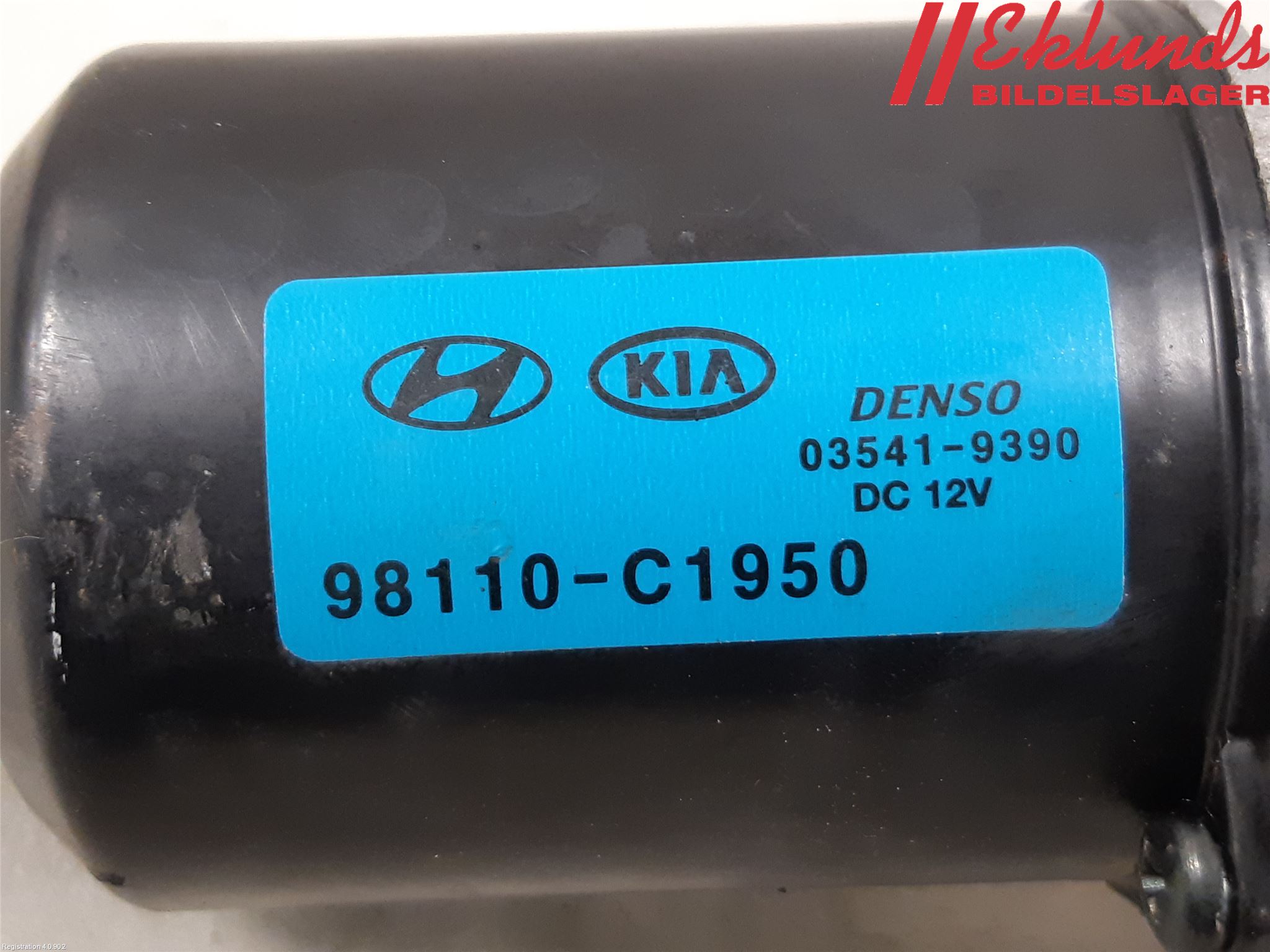 Hyundai KONA/ELECTRIC OS 18-23 Torkarmotor Vindruta