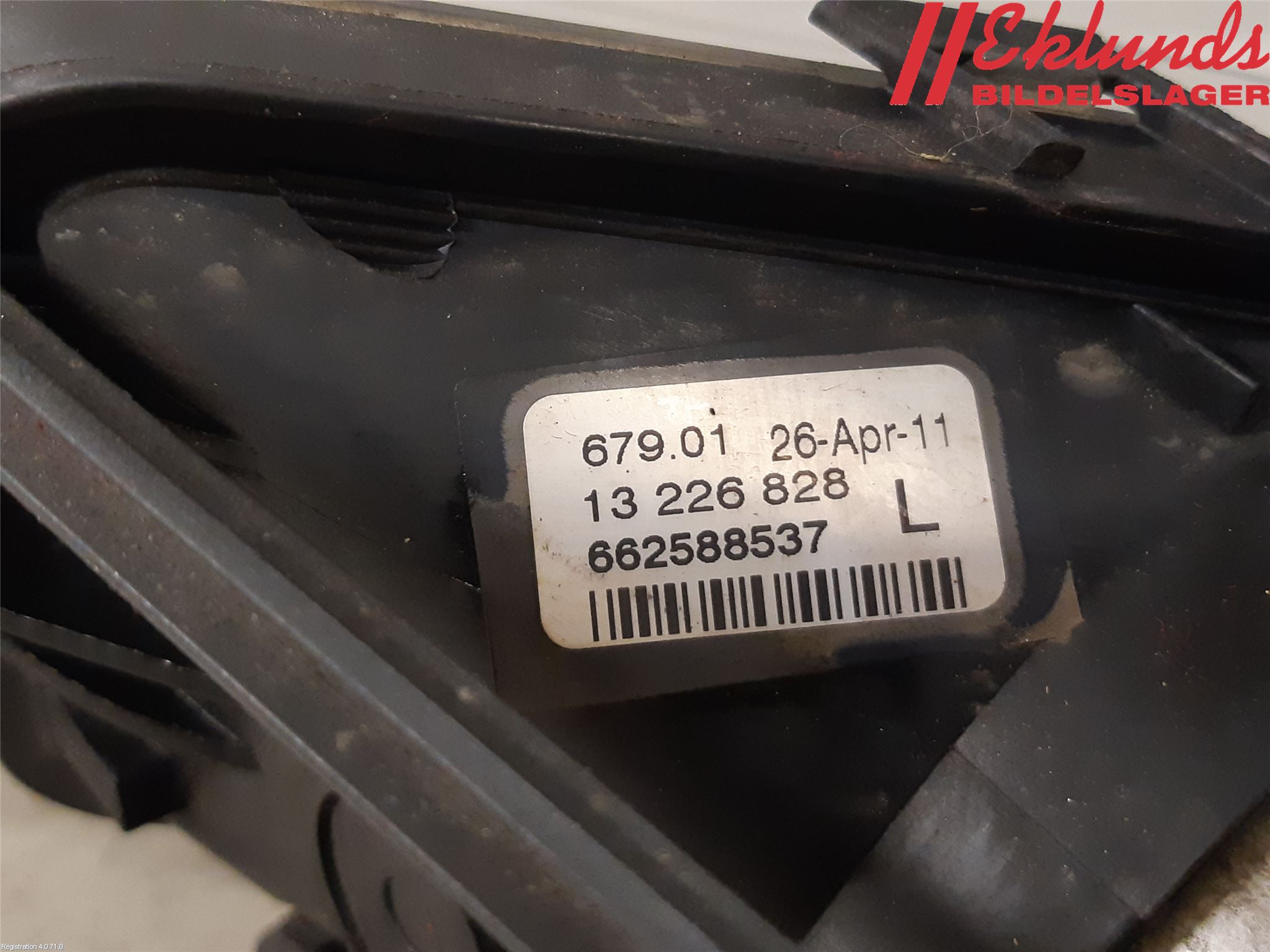 Opel INSIGNIA 09-16 Dimljus-Varselljus Fram