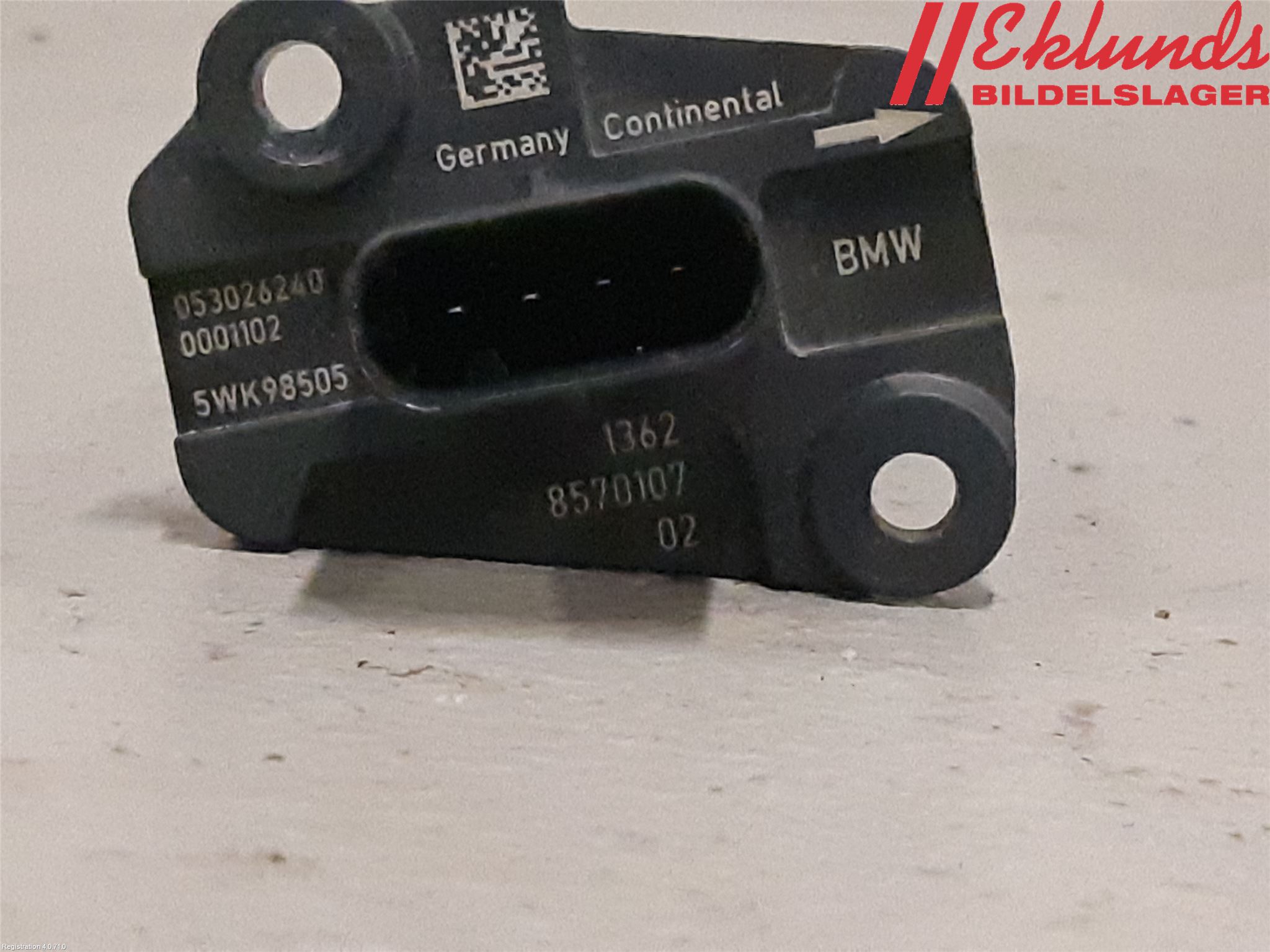 BMW 3 F30/F31/F80 12-19 Injluftmassamätare