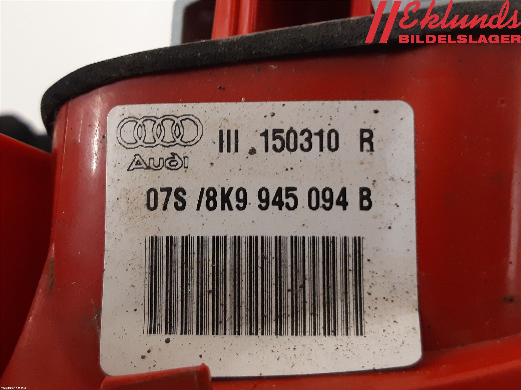 Audi A4 ALLROAD 09-16 Bakljus Lucka Hö