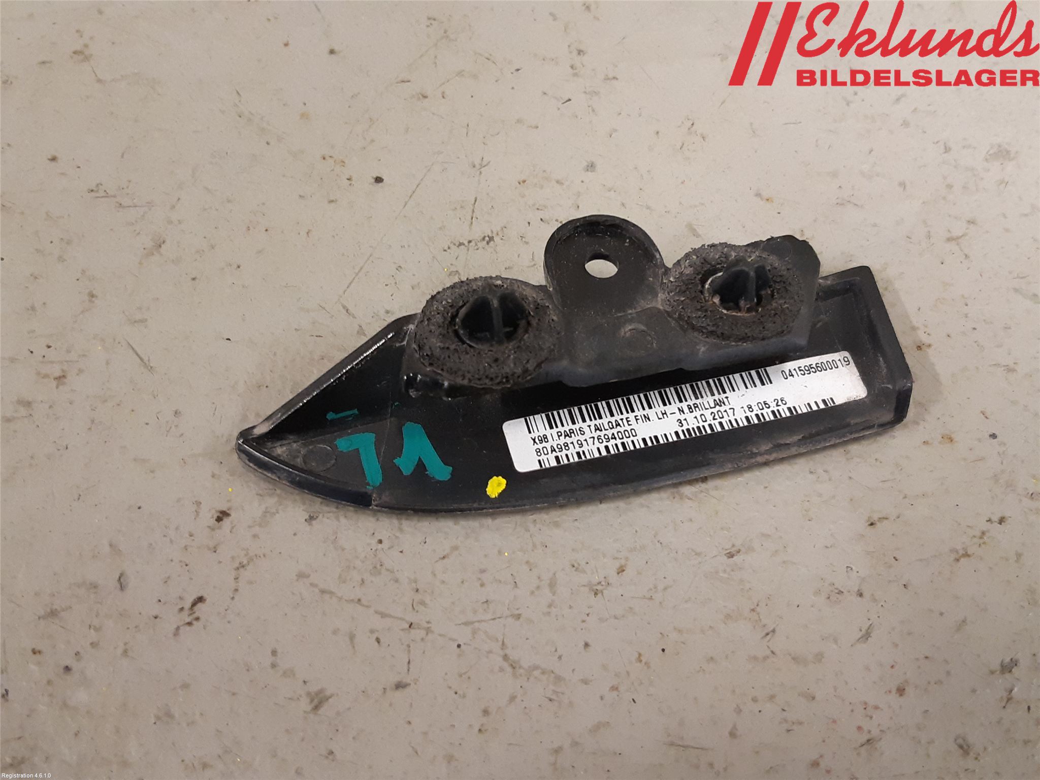 Renault CLIO IV 16-19 Bakljussarg