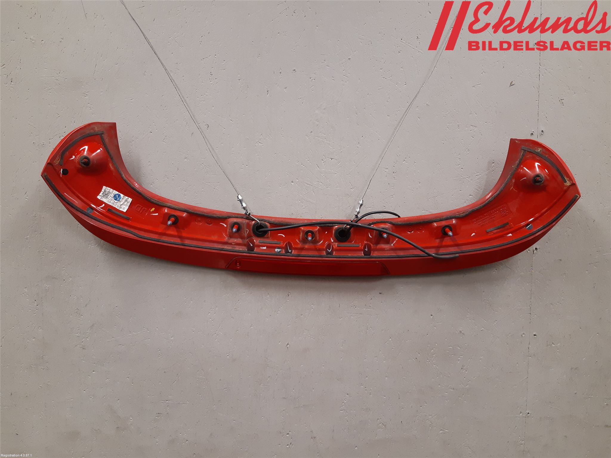 Kia CEED 12-18 Spoiler Baklucka