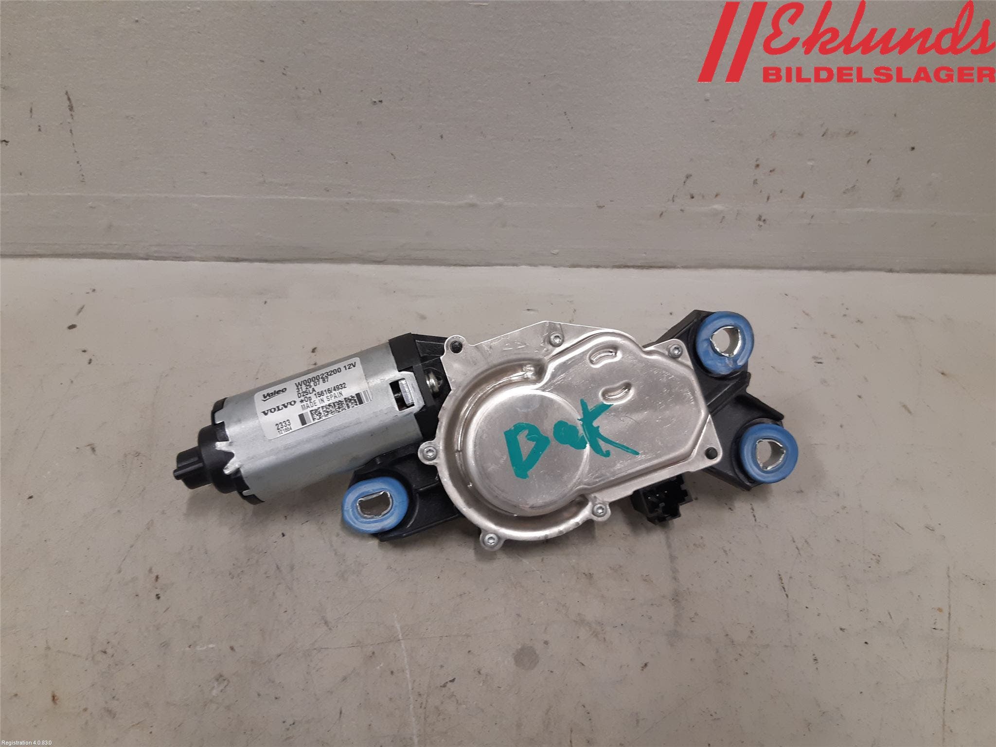 Volvo V70 14-16 Torkarmotor Baklucka