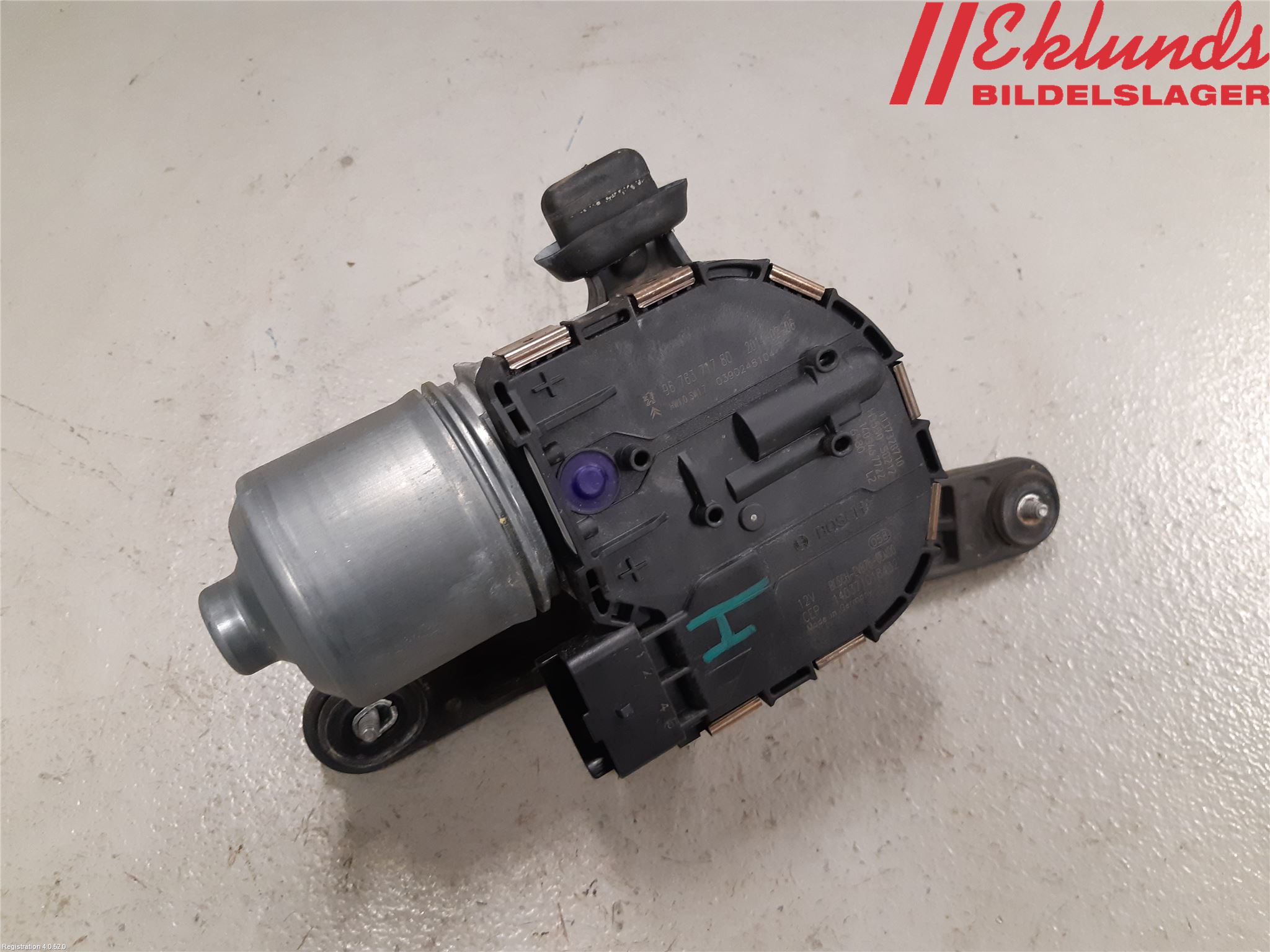 Citroen C4 GRAND PICASSO 14-18 Torkarmotor Vindruta