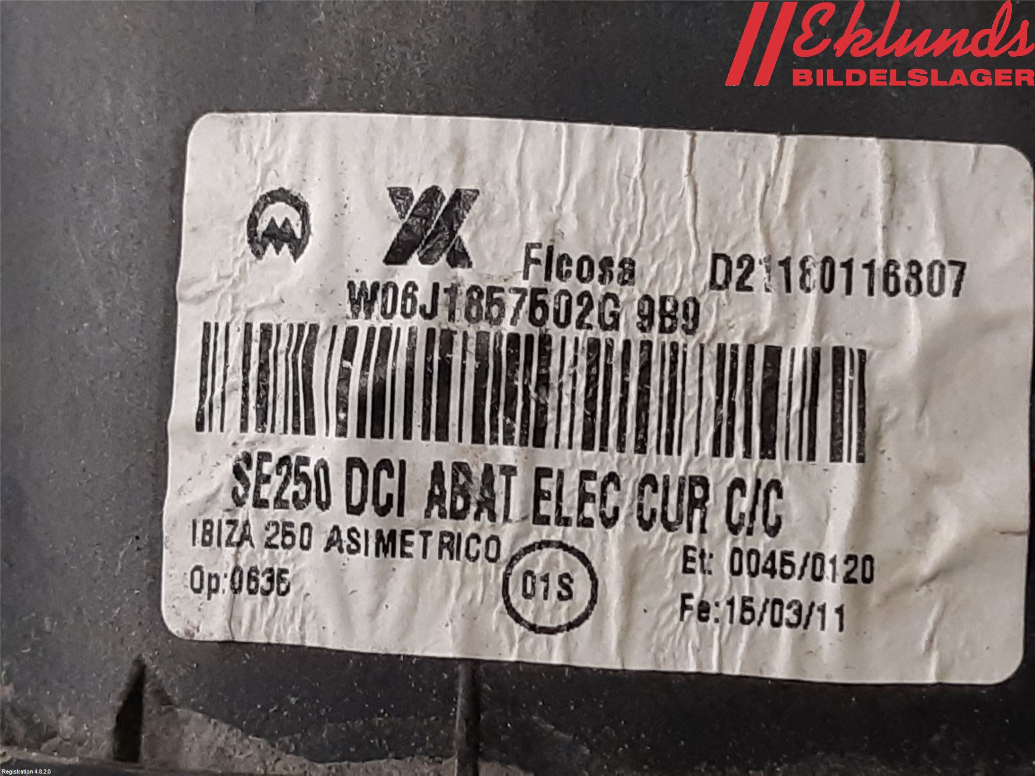 Seat IBIZA IV 08-16 Spegel Yttre El Hö