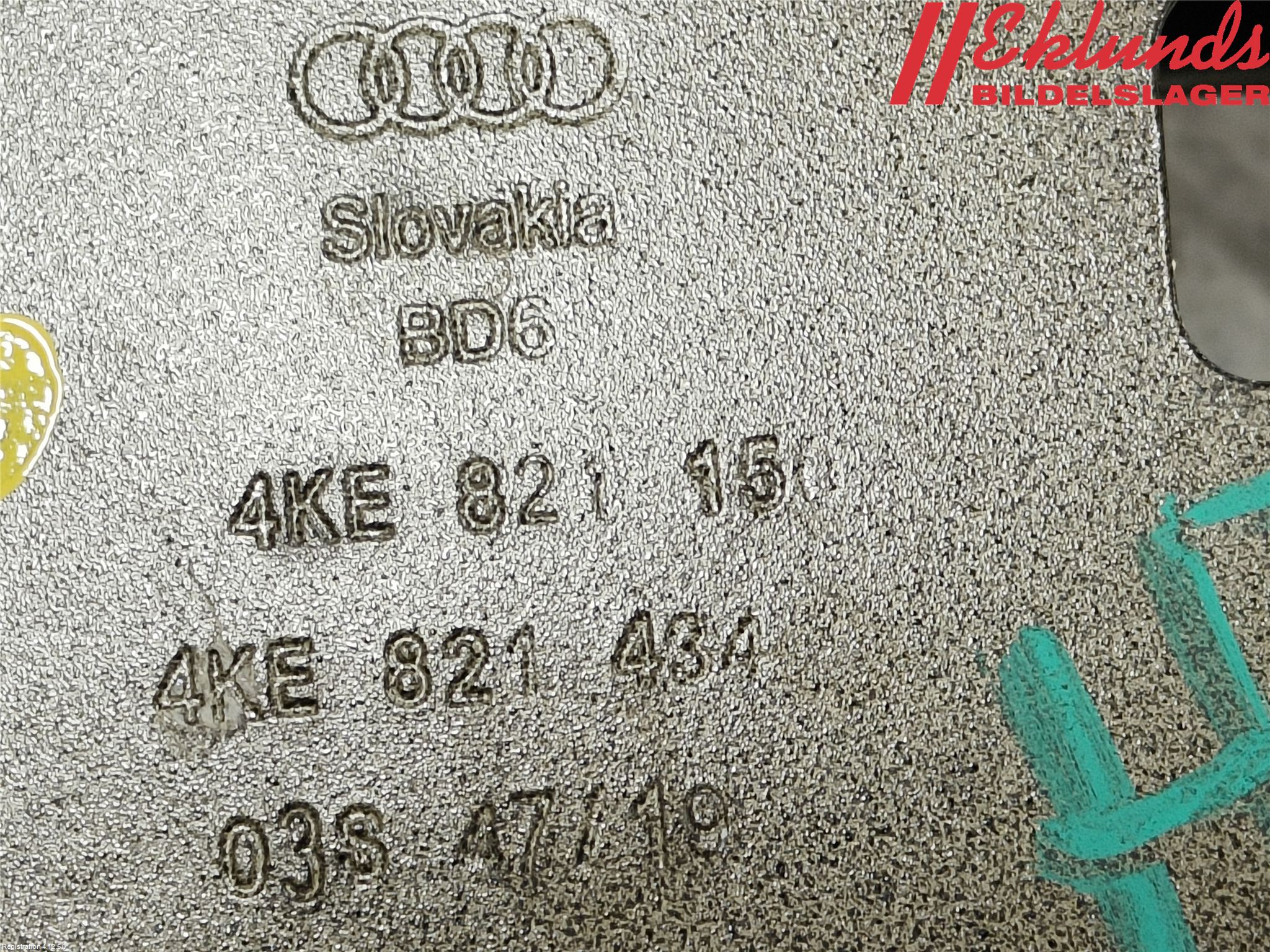 Audi E-TRON, S GE 19- Skärmfäste Fram Hö