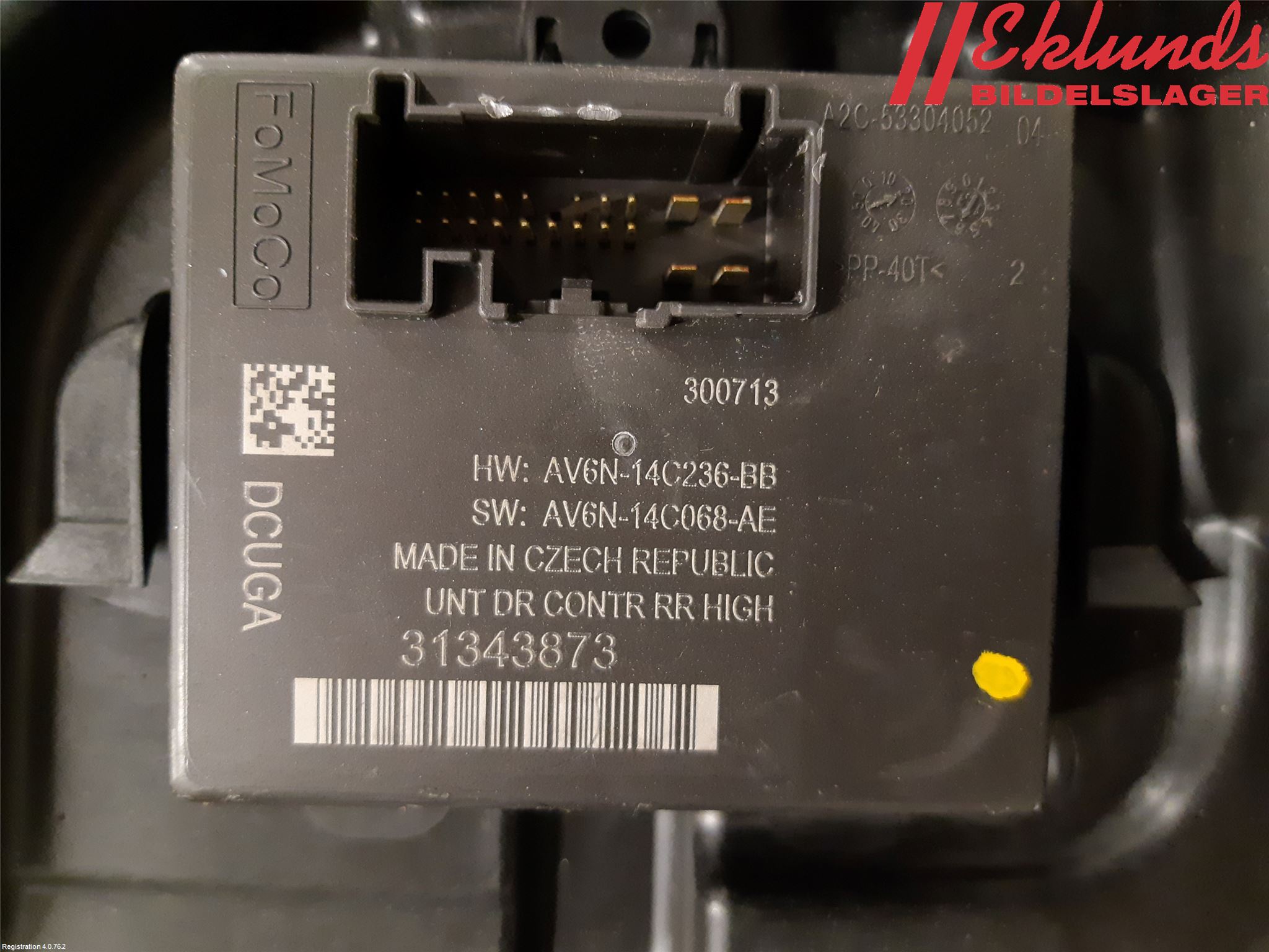 Volvo V60 11-13 Fönsterhiss El Kompl