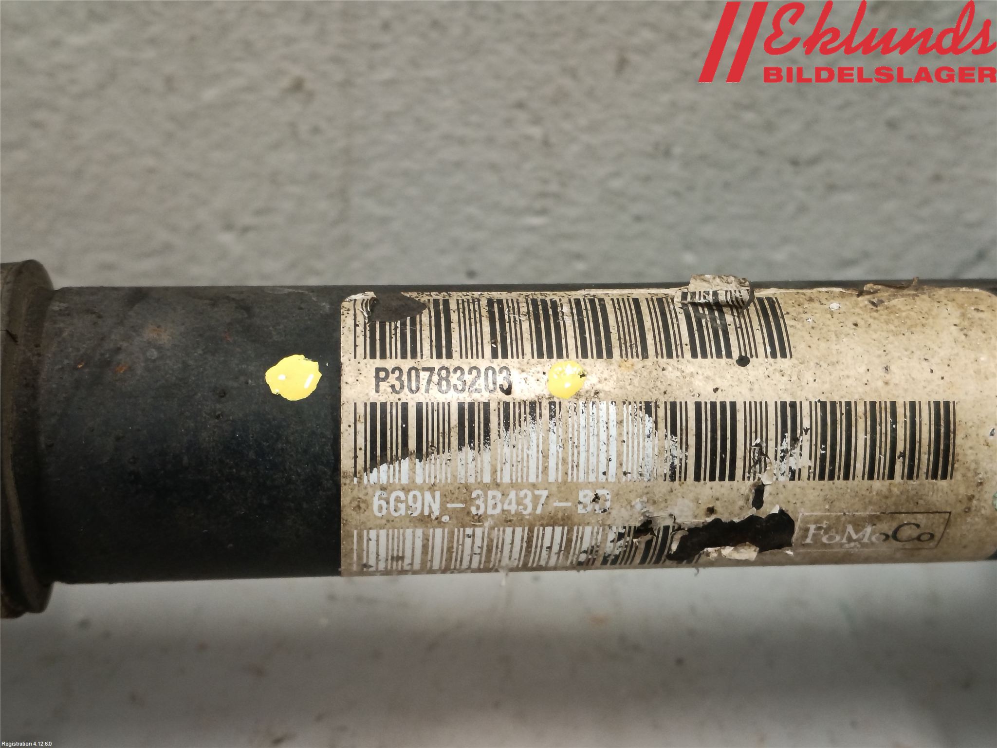 Volvo S60 11-13 Drivaxel Fram Vänster