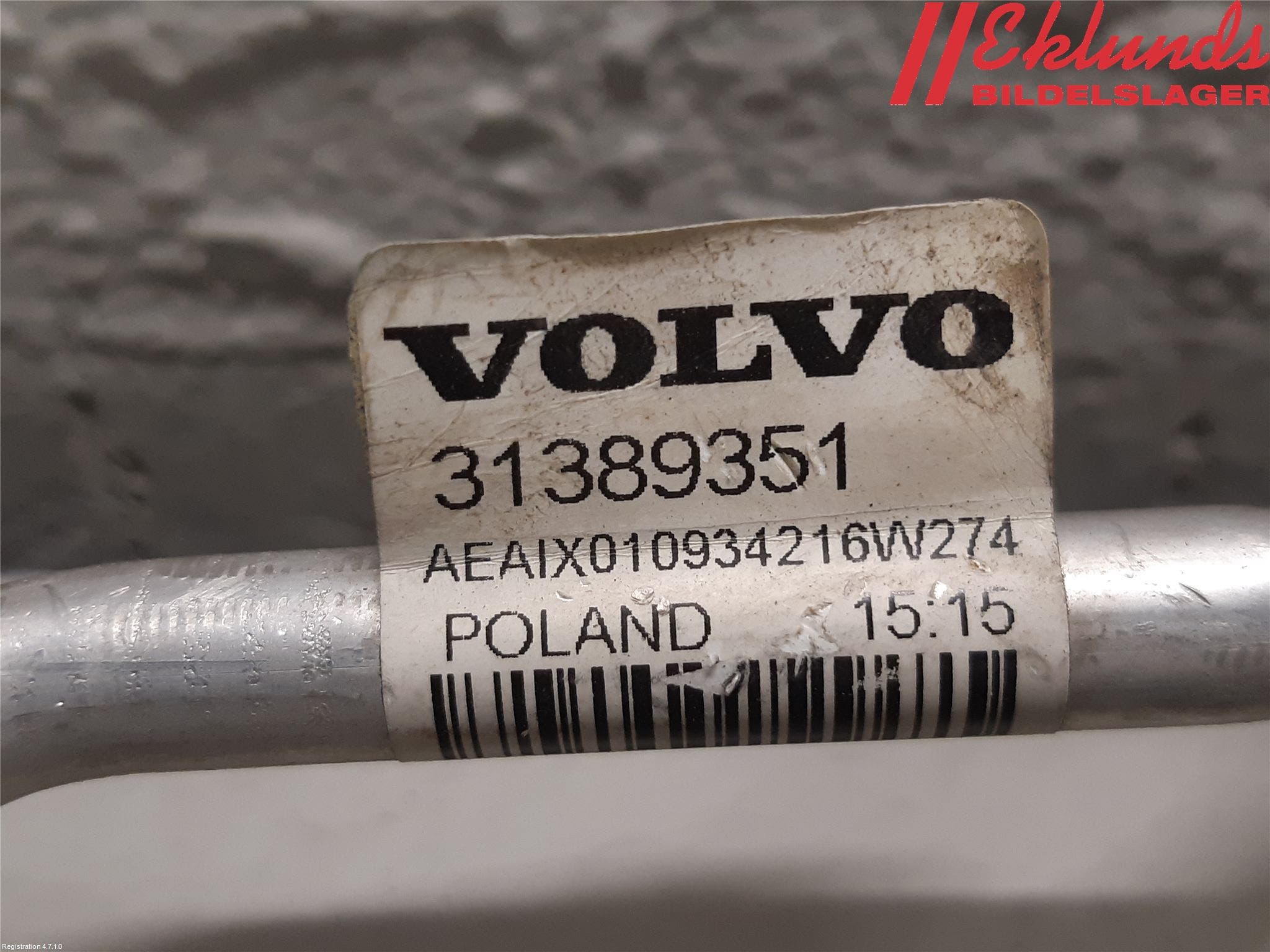 Volvo XC90/RECHARGE 16- Ac Slang-Rör