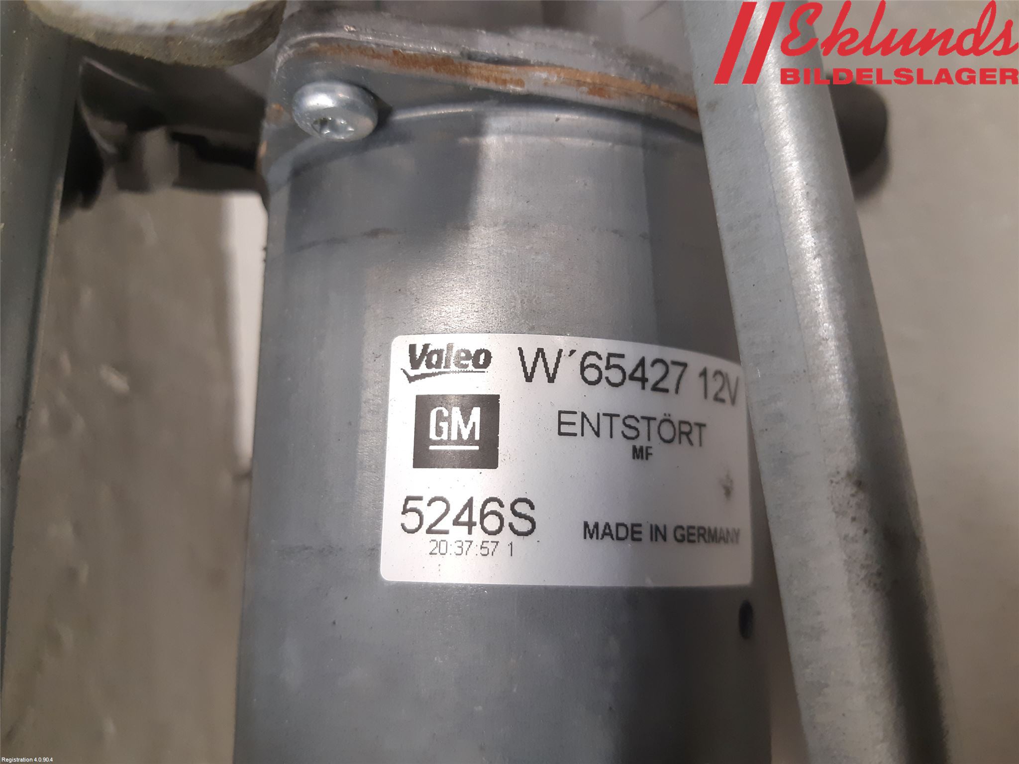 Opel CORSA E 15-19 Torkarmotor Vindruta