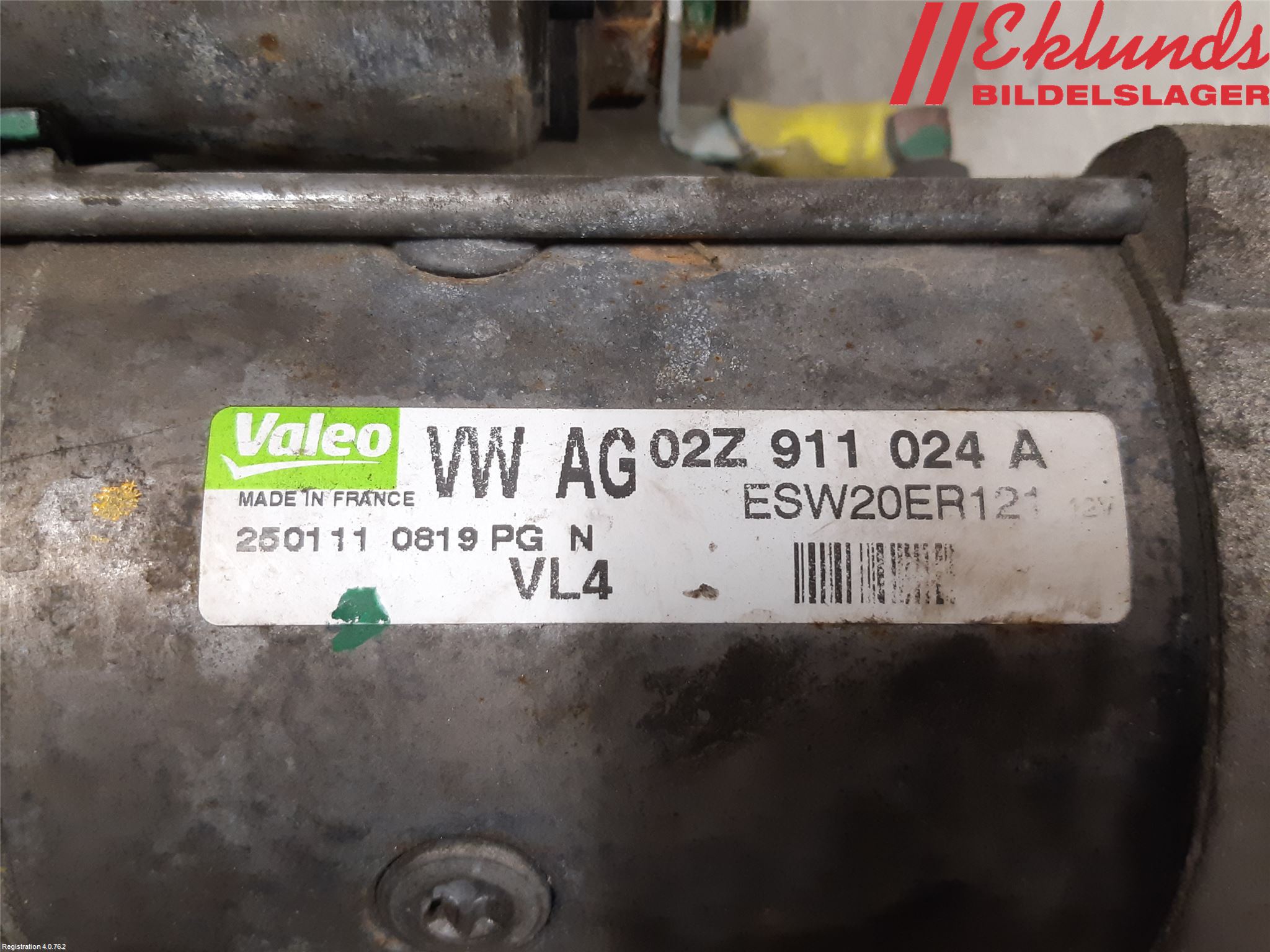Volkswagen VW GOLF VI 09-13 Startmotor Diesel